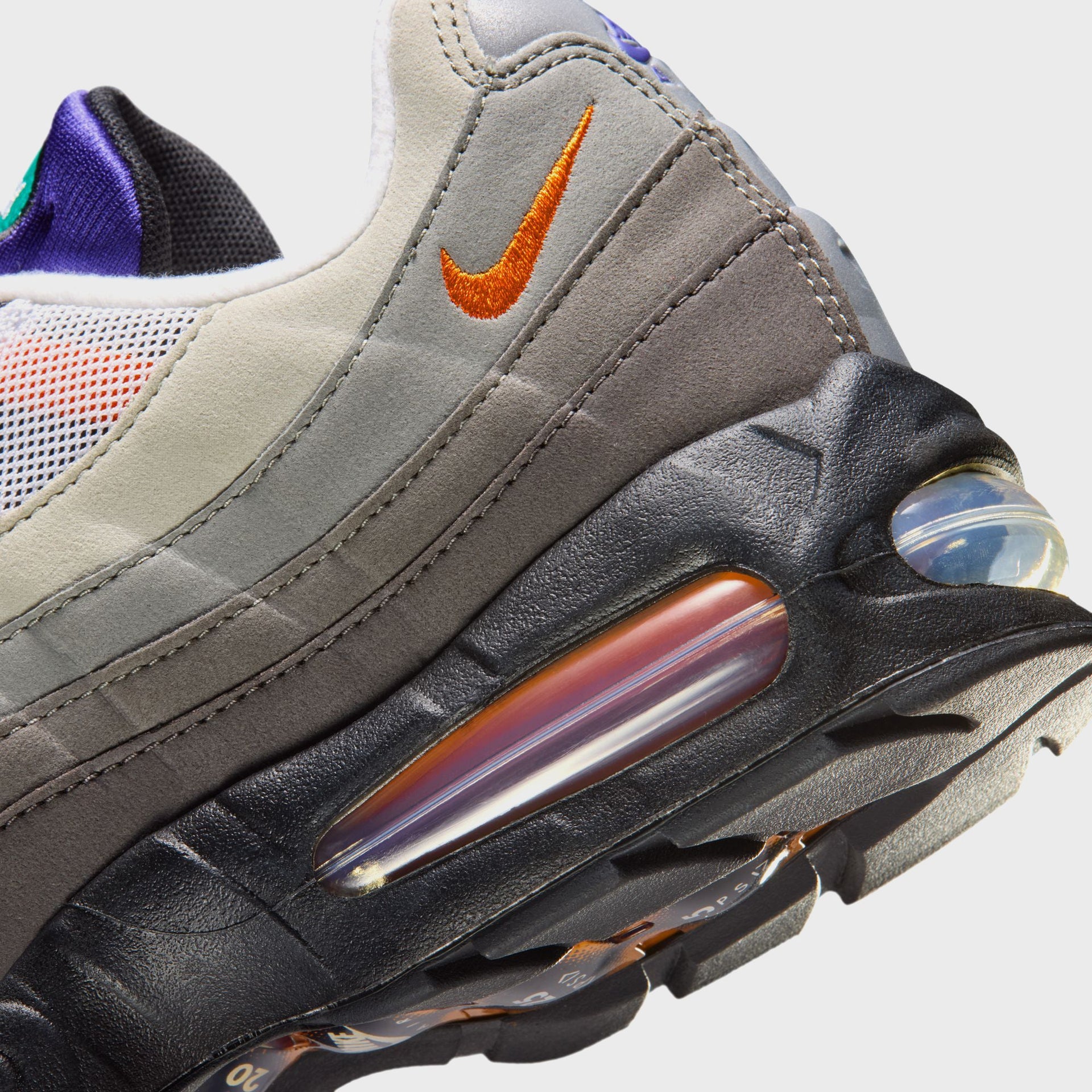 Nike Air Max 95 Big Bubble - Black / Volt / White / Medium Ash
