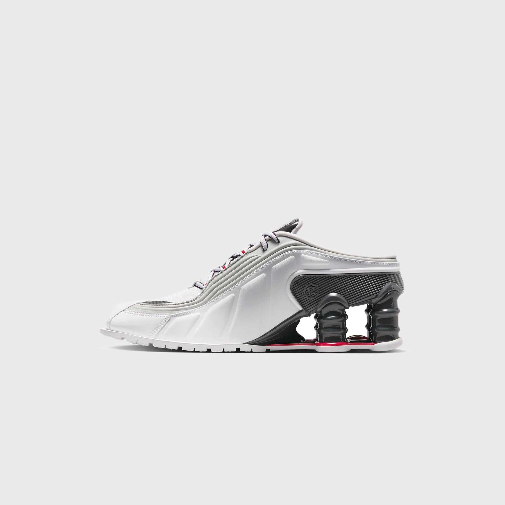 Nike x Martine Rose WMNS Shox MR4 - White / Varsity Red / Metallic Platinum