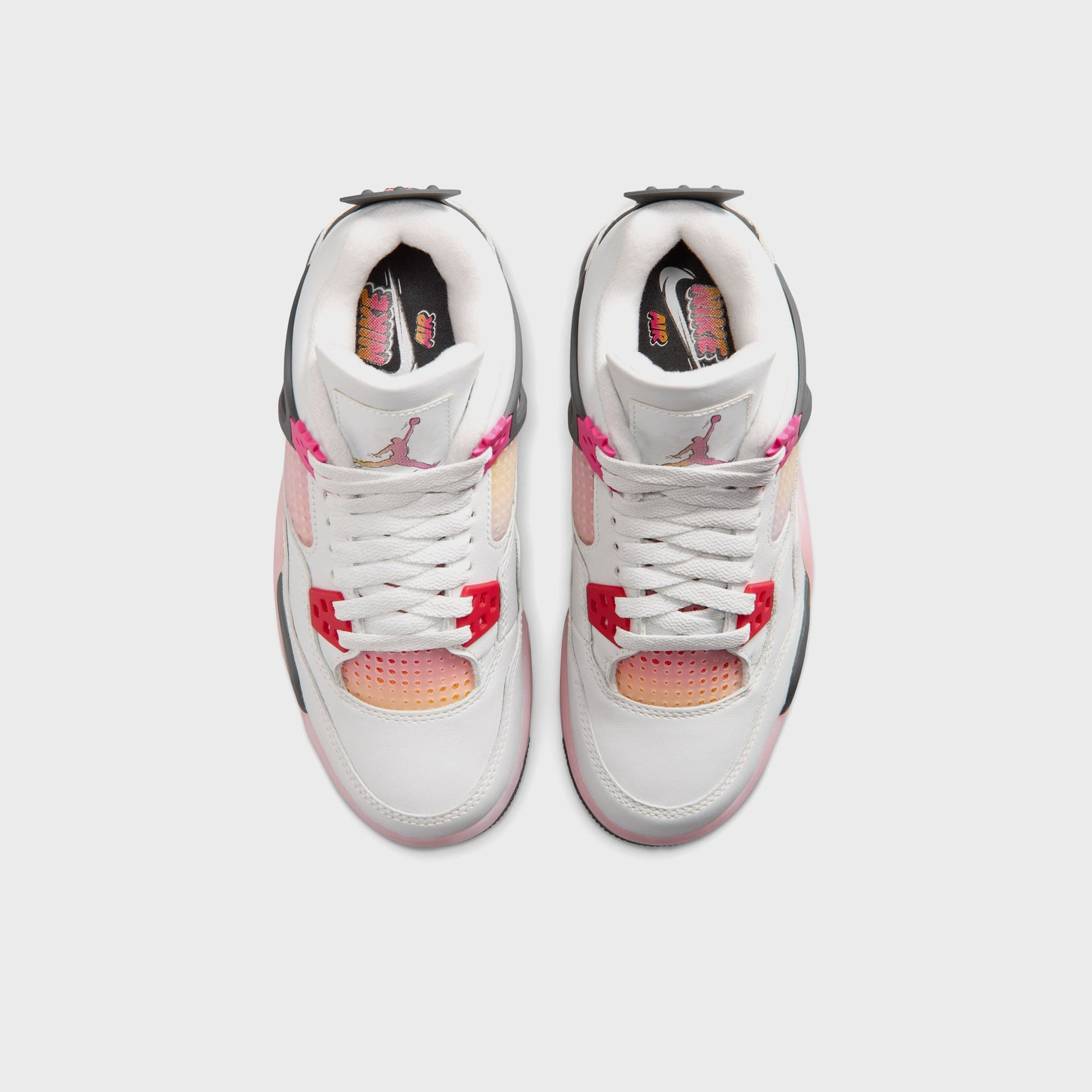 Jordan GS Air Jordan 4 Retro - Off-White / Anthracite / Fire Pink / Fire Pink