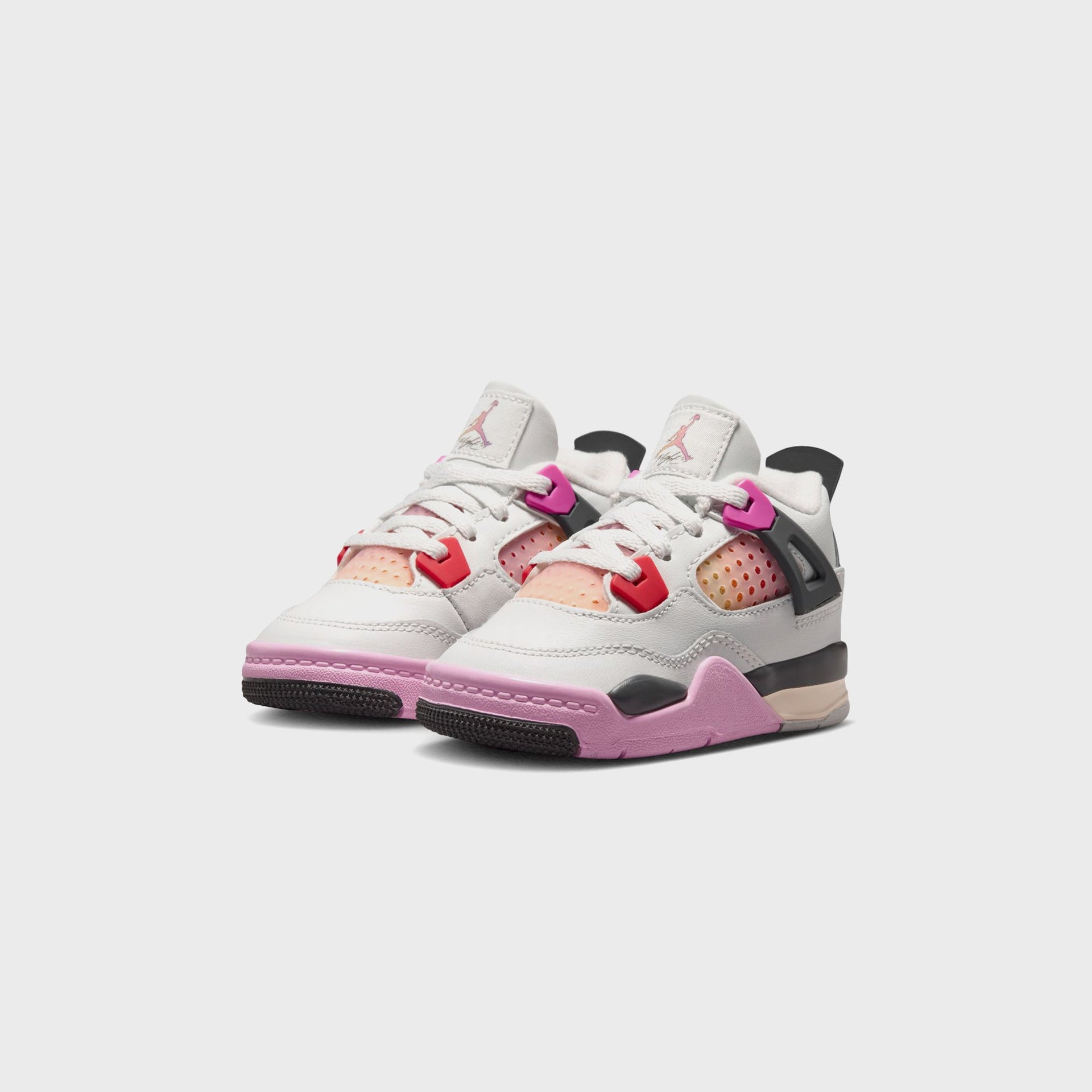 Jordan TD Jordan 4 Retro - Off-White / Anthracite / Fire Pink / Fire Pink