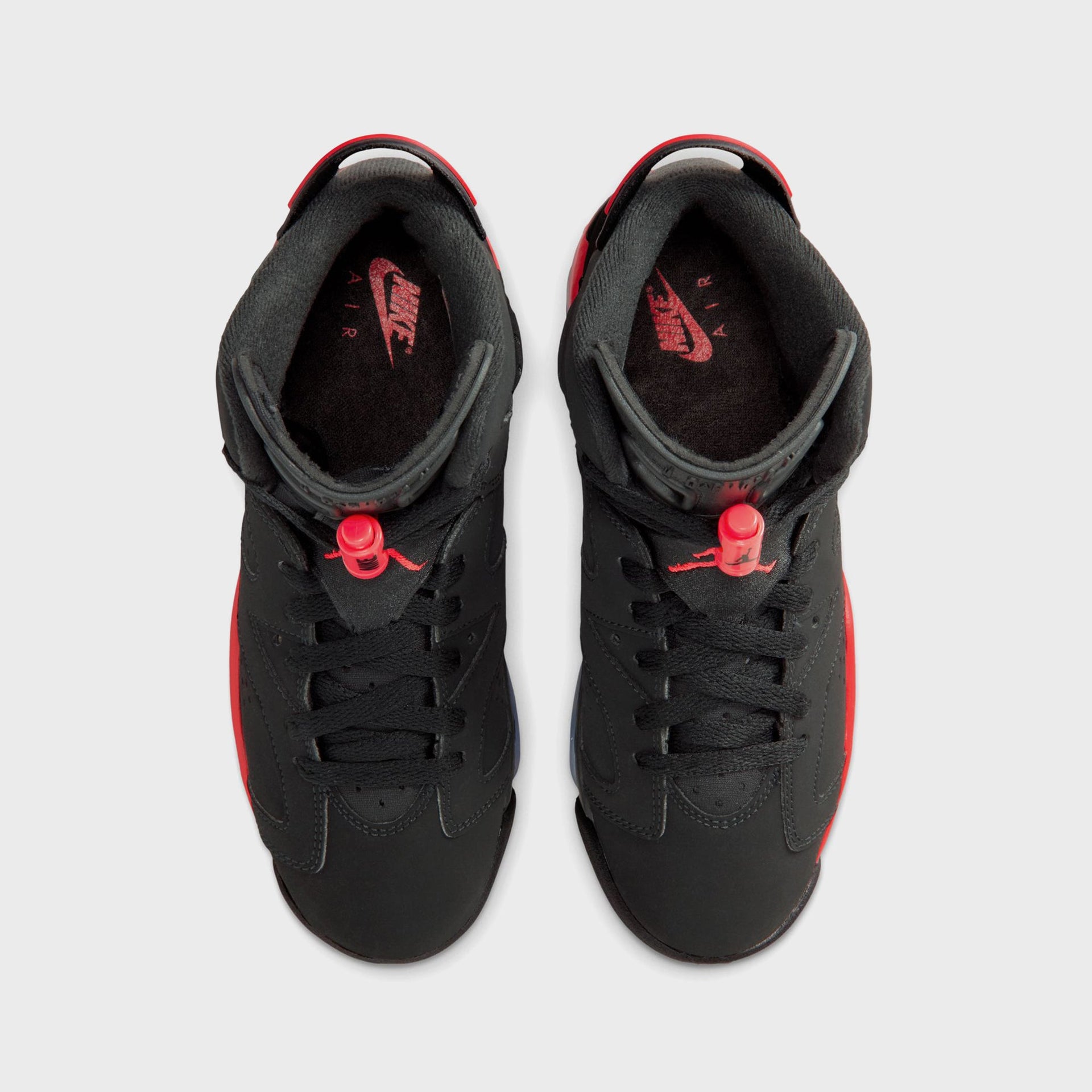 Jordan GS Air Jordan 6 Retro - Black / Light Crimson
