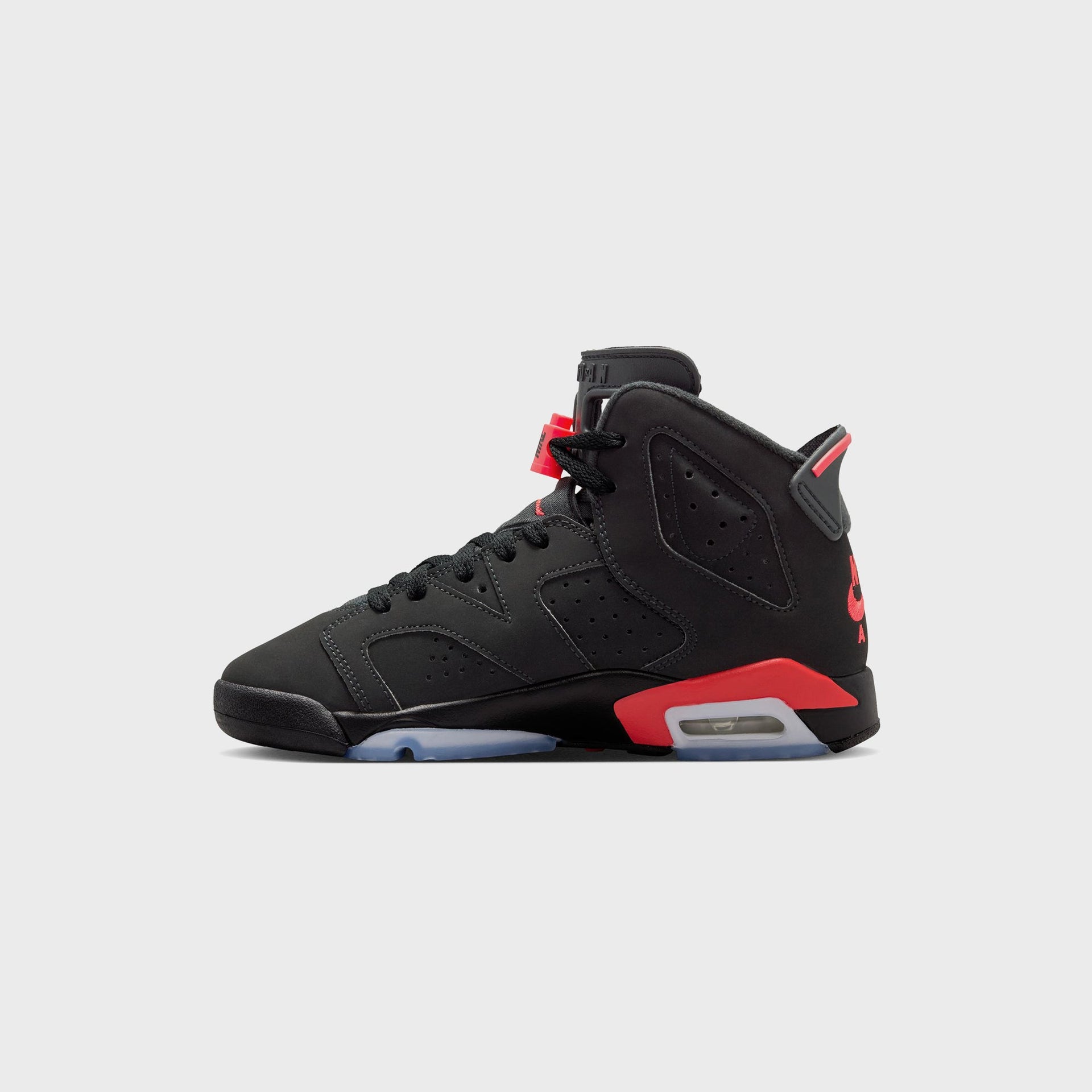 Jordan GS Air Jordan 6 Retro - Black / Light Crimson