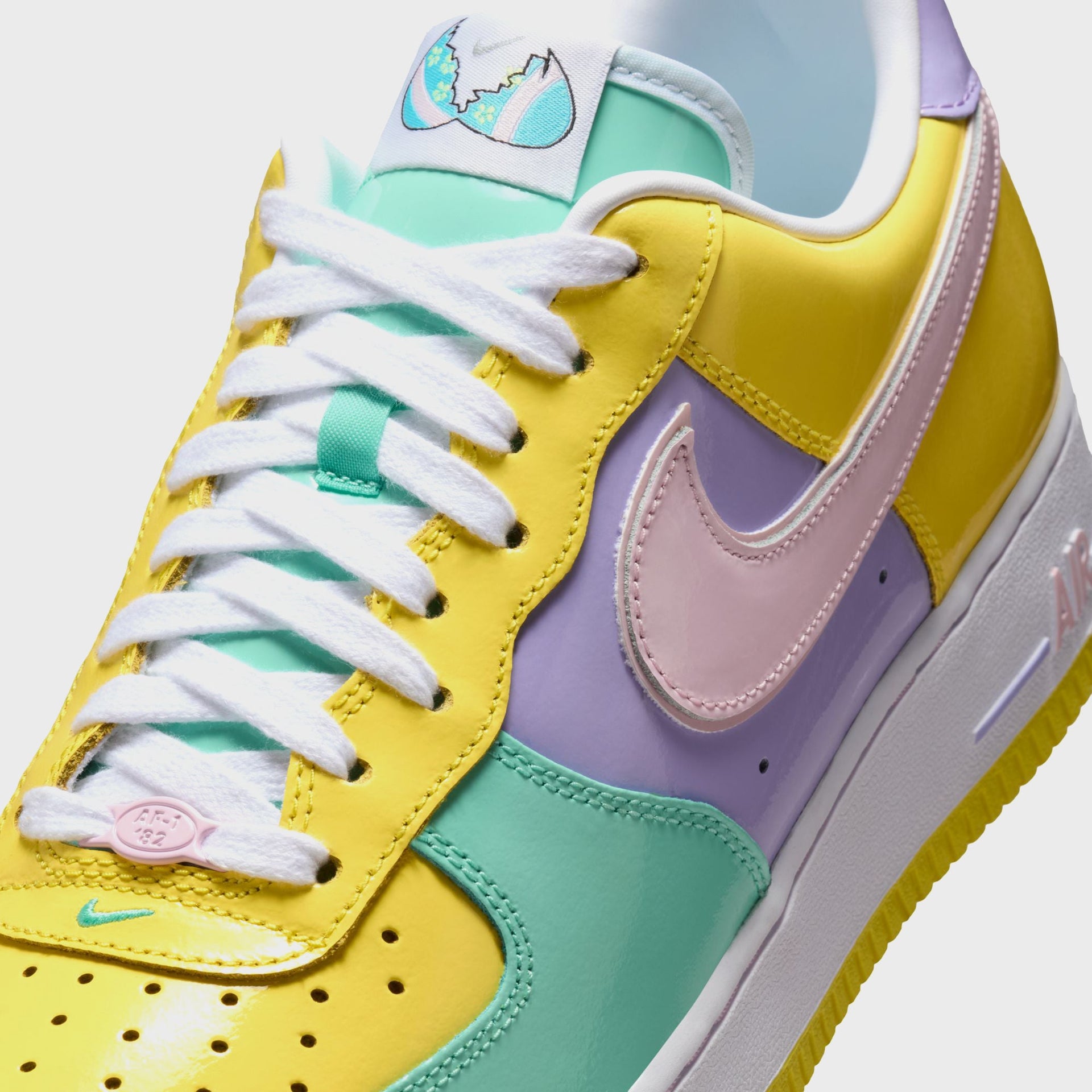 Nike Air Force 1 '07 - Yellow Pulse / Pink Foam / Hydrangeas