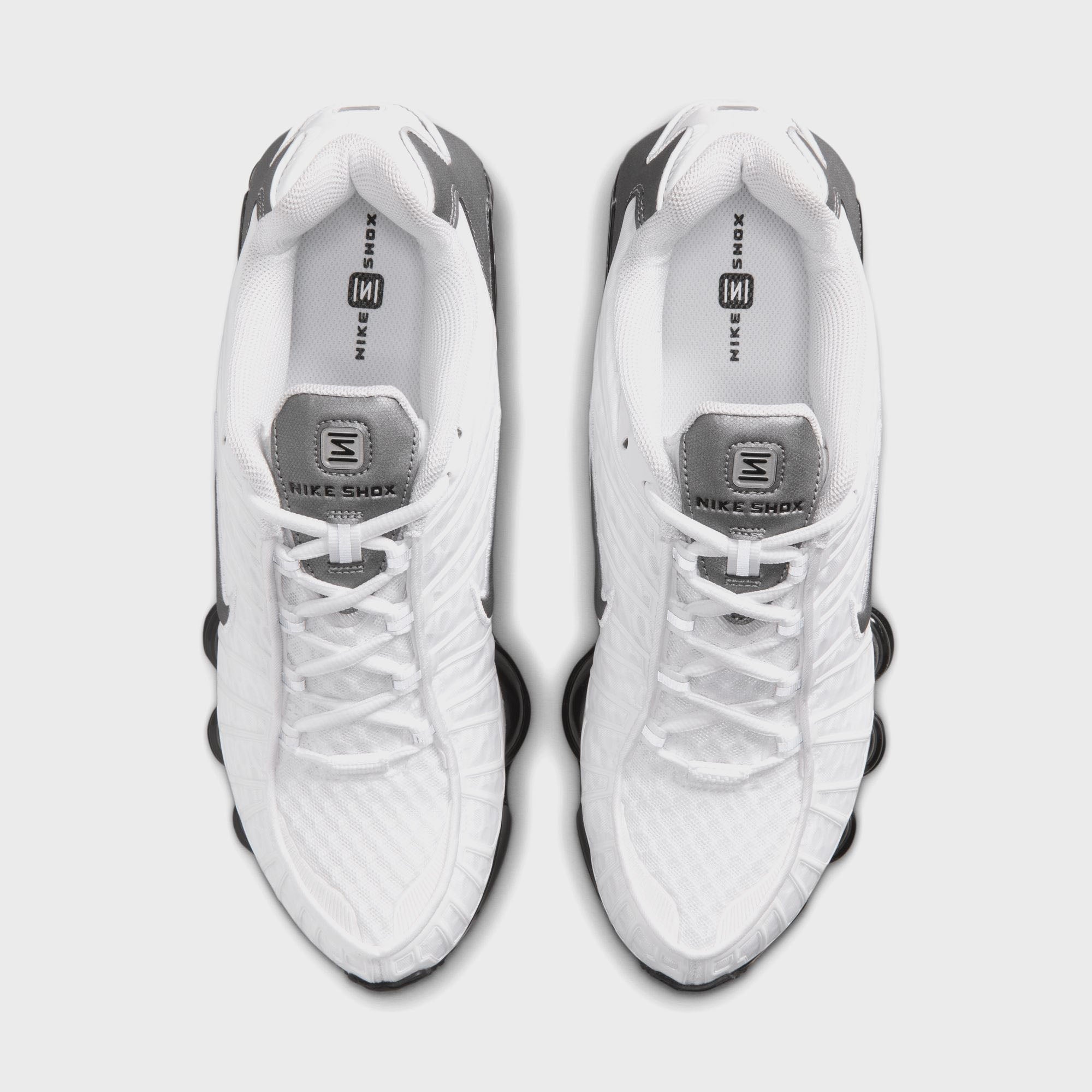 NIKE SHOX TL ホワイト Nike Shox TL - White / Black / Cool Grey / Metallic Cool Grey