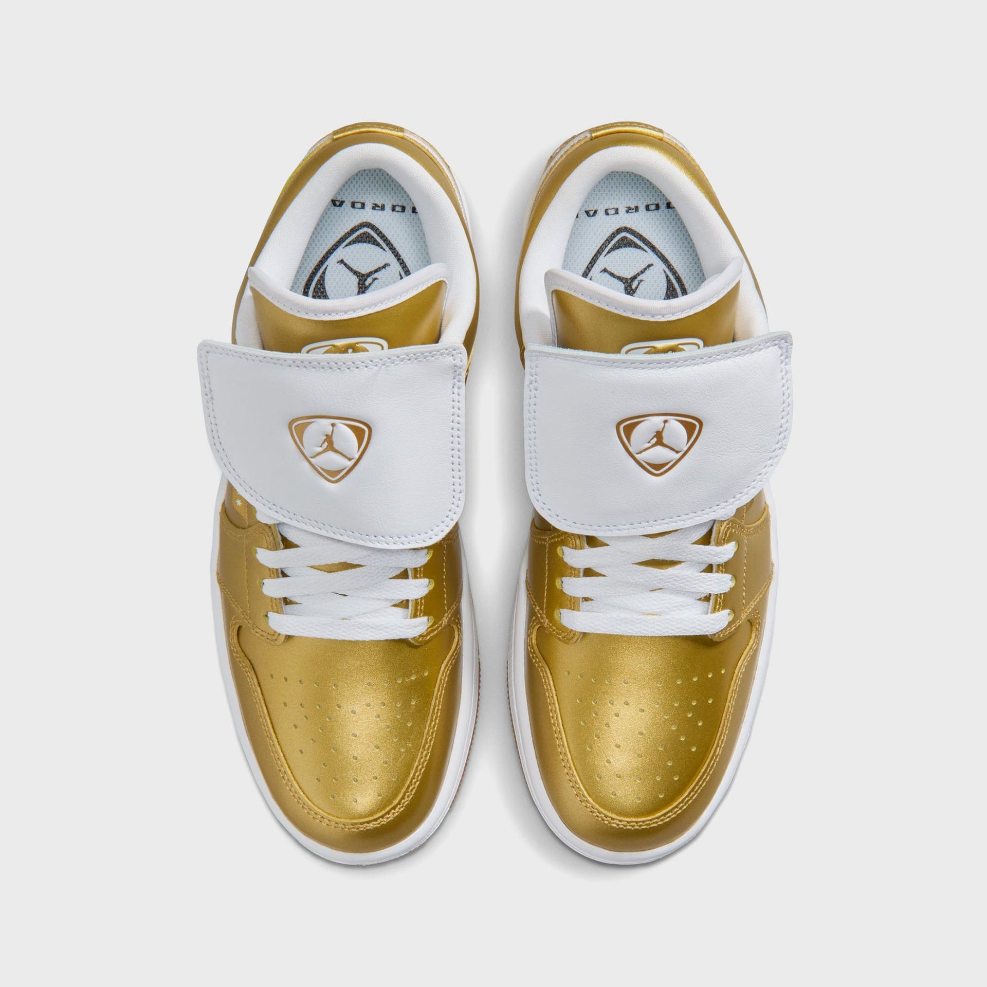 Jordan WMNS Air Jordan 1 Low - Gold / White / Gum Yellow