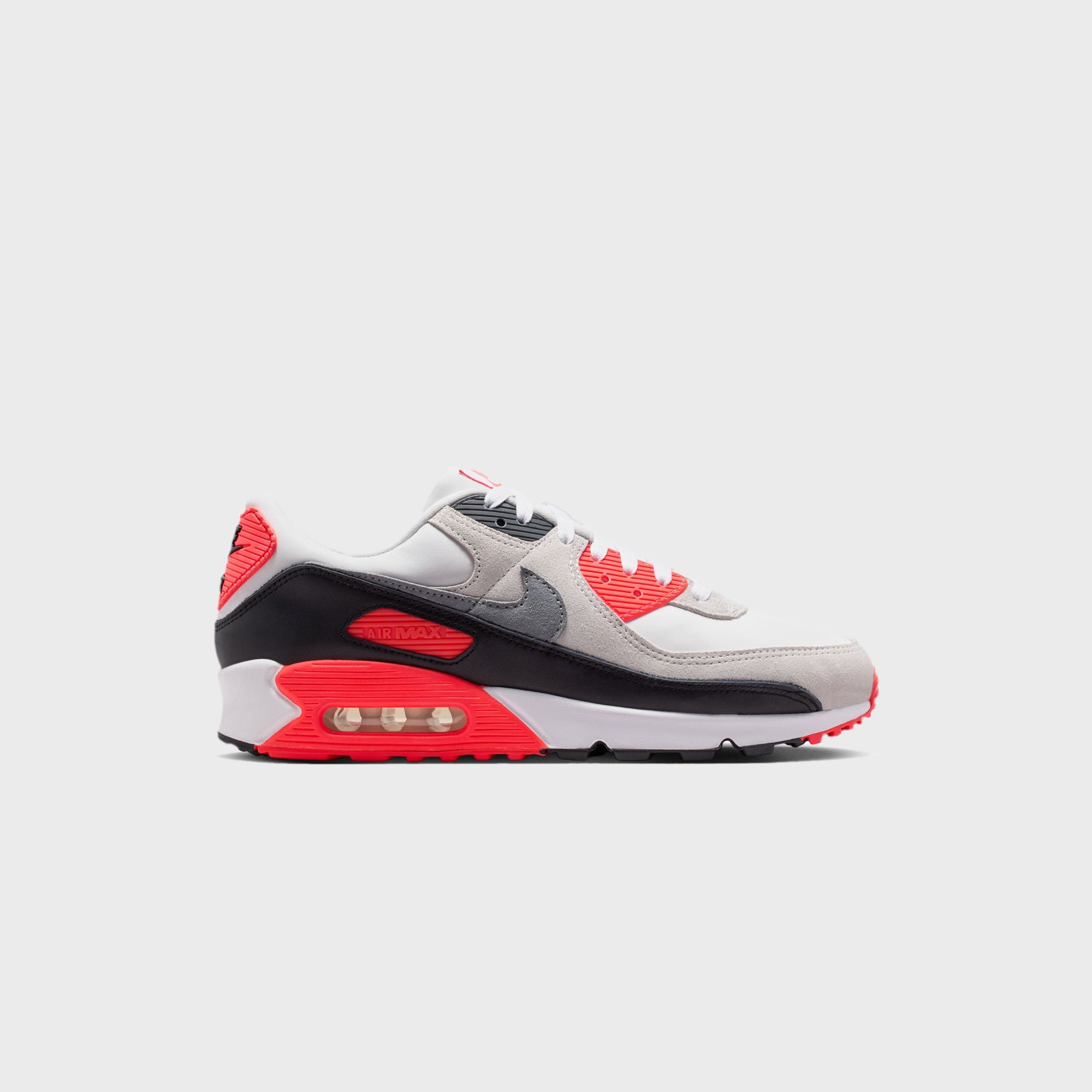 Nike Air Max 90 - White / Cement Grey / Infrared / Black – Kith Canada