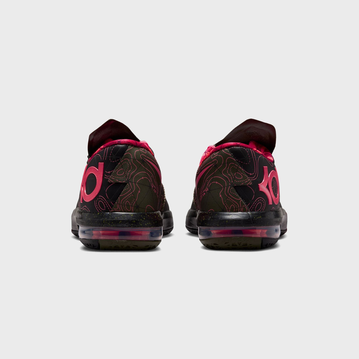 Nike GS KD 6 - Black / Medium Olive / Noble Red / Atomic Red