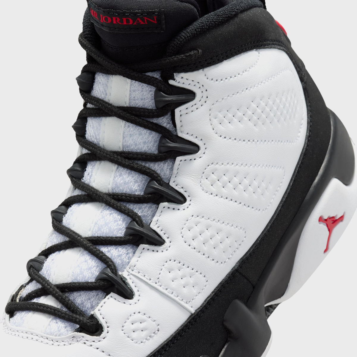Jordan GS Air Jordan 9 Retro - White / Black / True Red