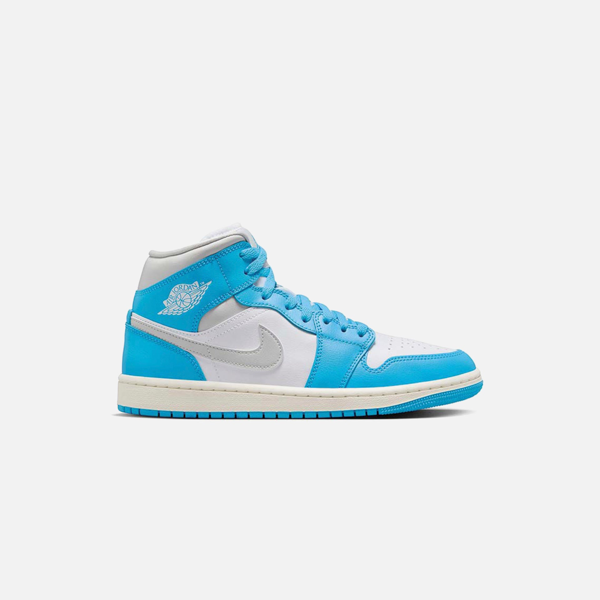 Nike Air Jordan 1 Mid - Dark Powder Blue / White / Sail / Neutral Grey