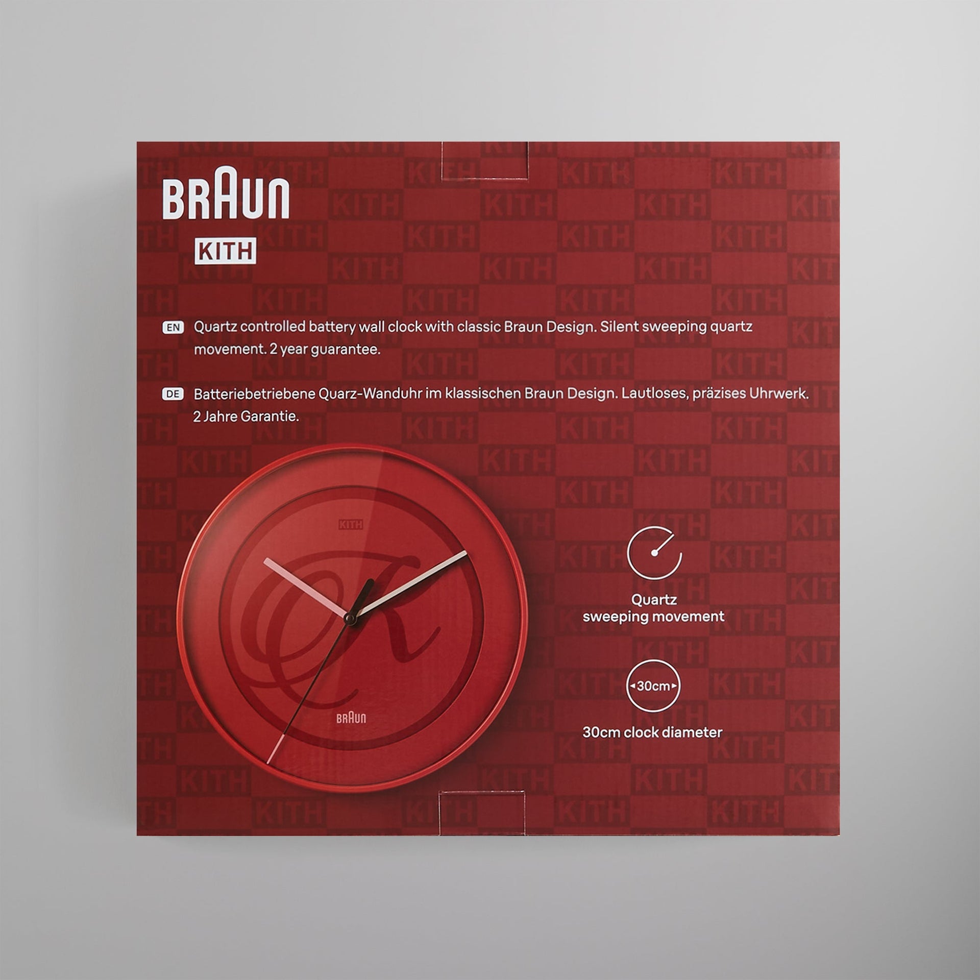 Kith for Braun Wall Clock - Chili Pepper