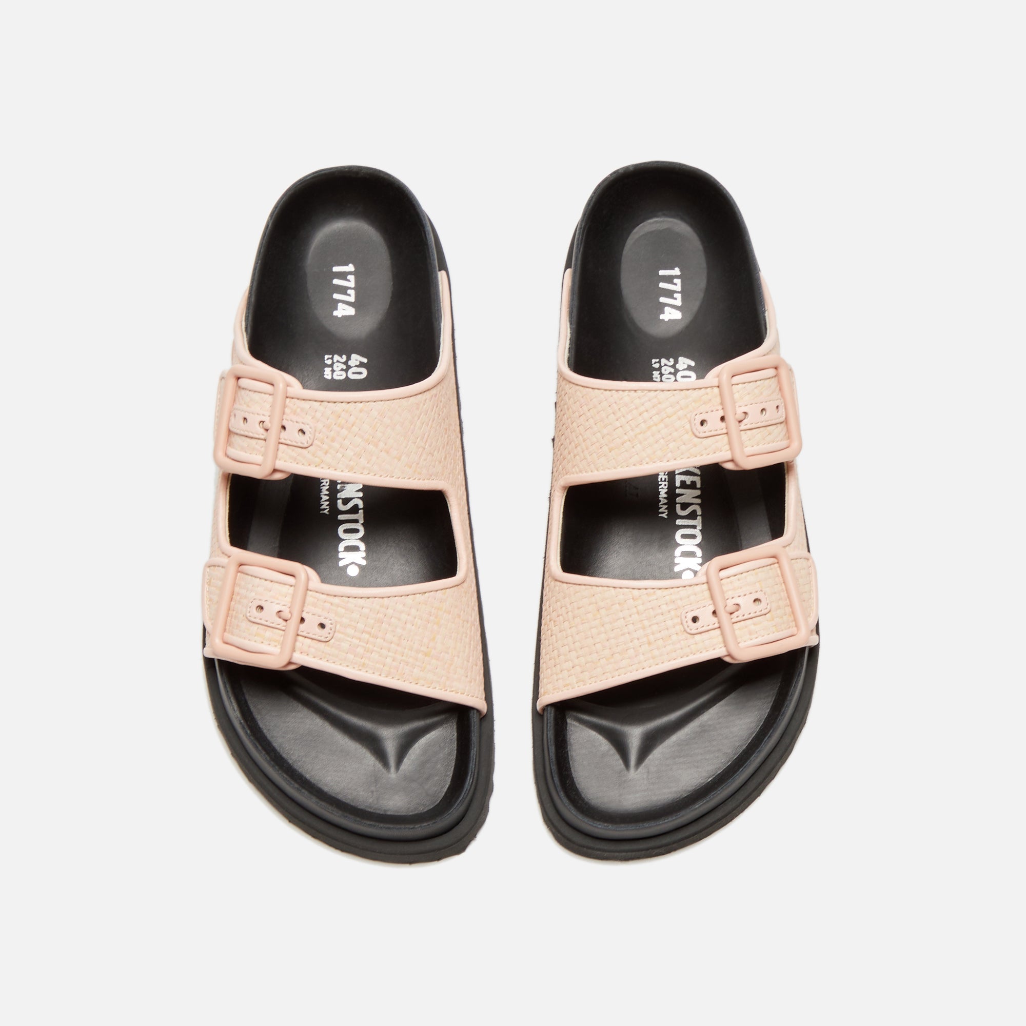 Birkenstock WMNS Arizona Raffia - Luxe Chintz Rose – Kith Canada