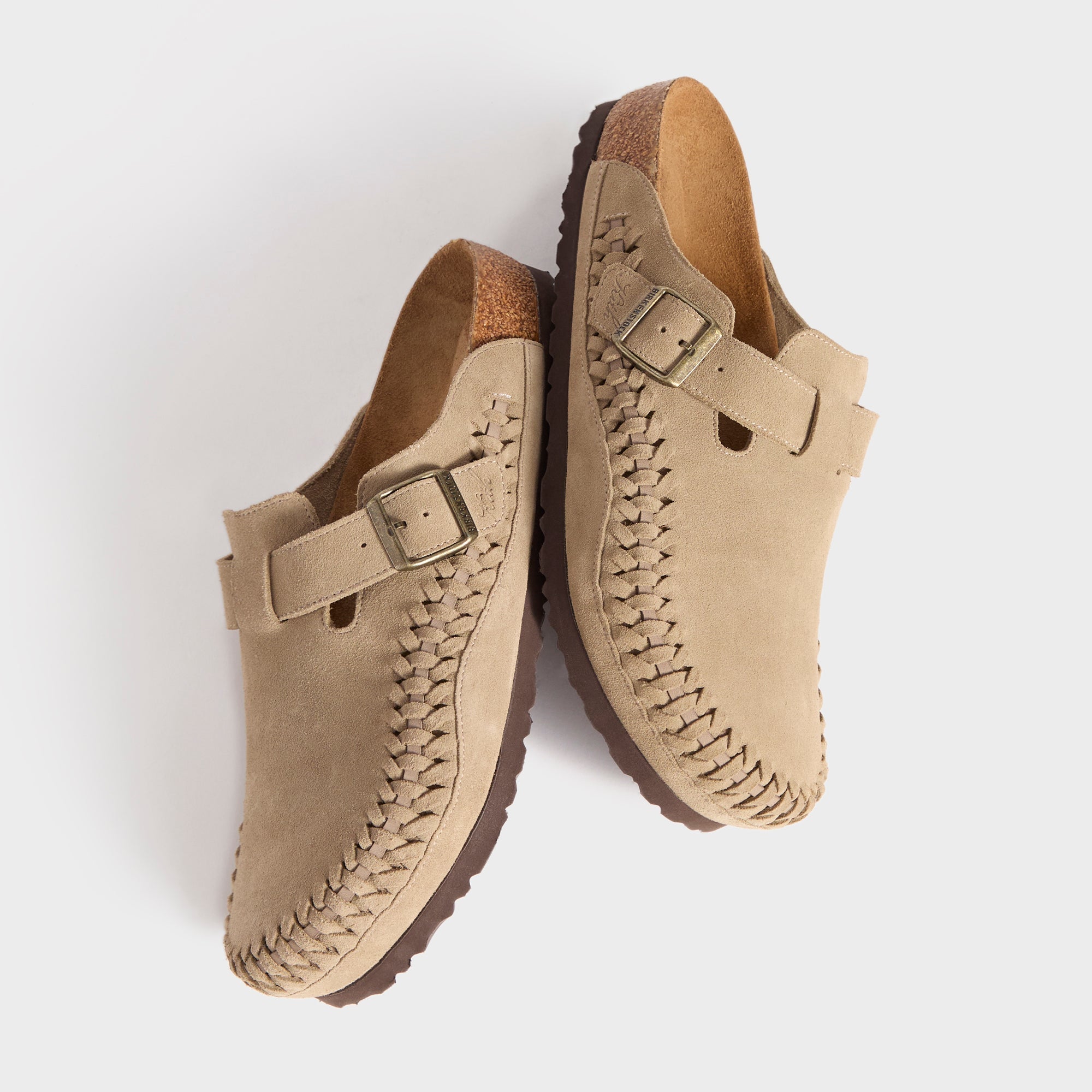 【極美品】KITH Boston Braided 41 TAUPE Kith for Birkenstock Suede Boston Braided - Taupe – Kith Canada