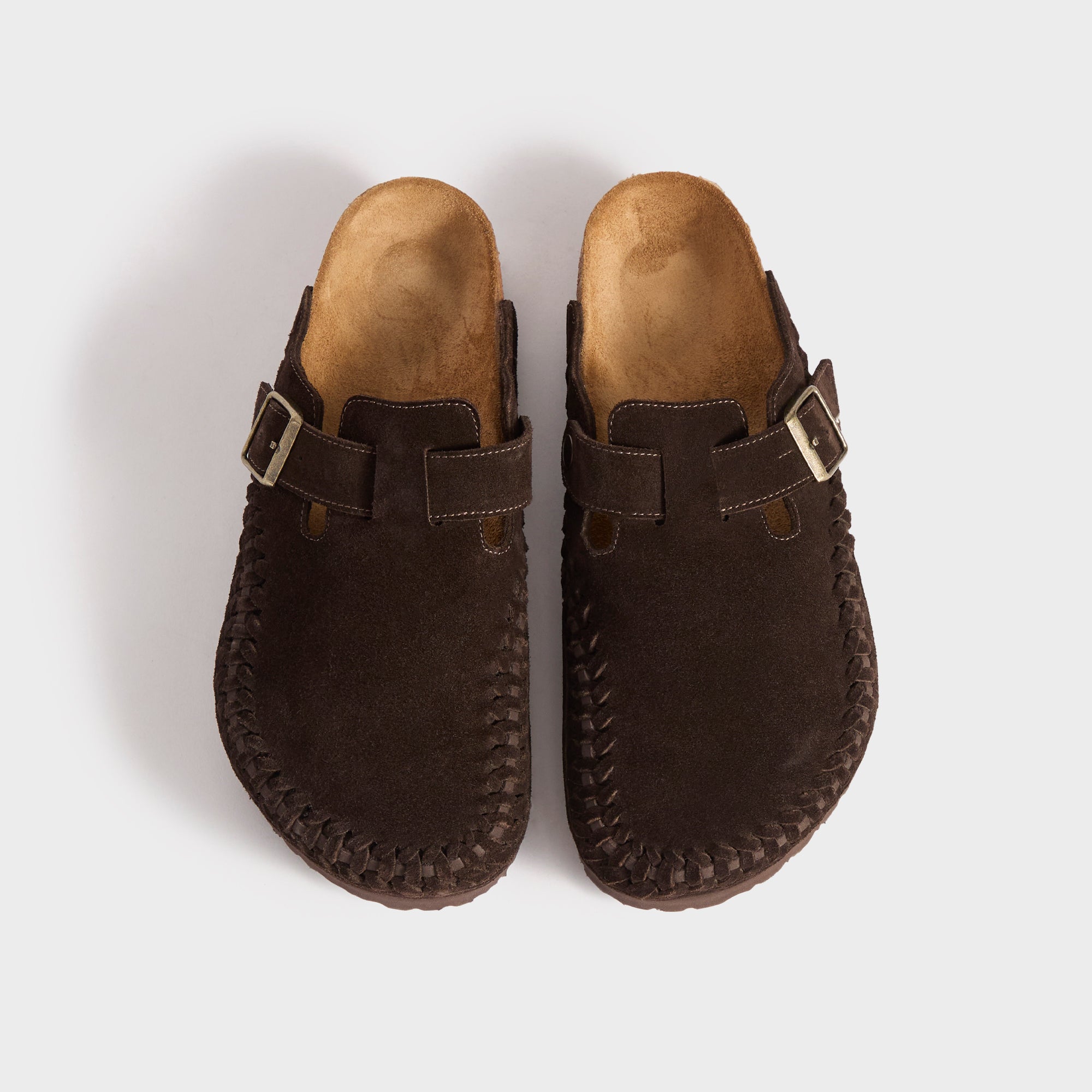 Kith for Birkenstock Suede Boston Braided - Mocca – Kith Canada
