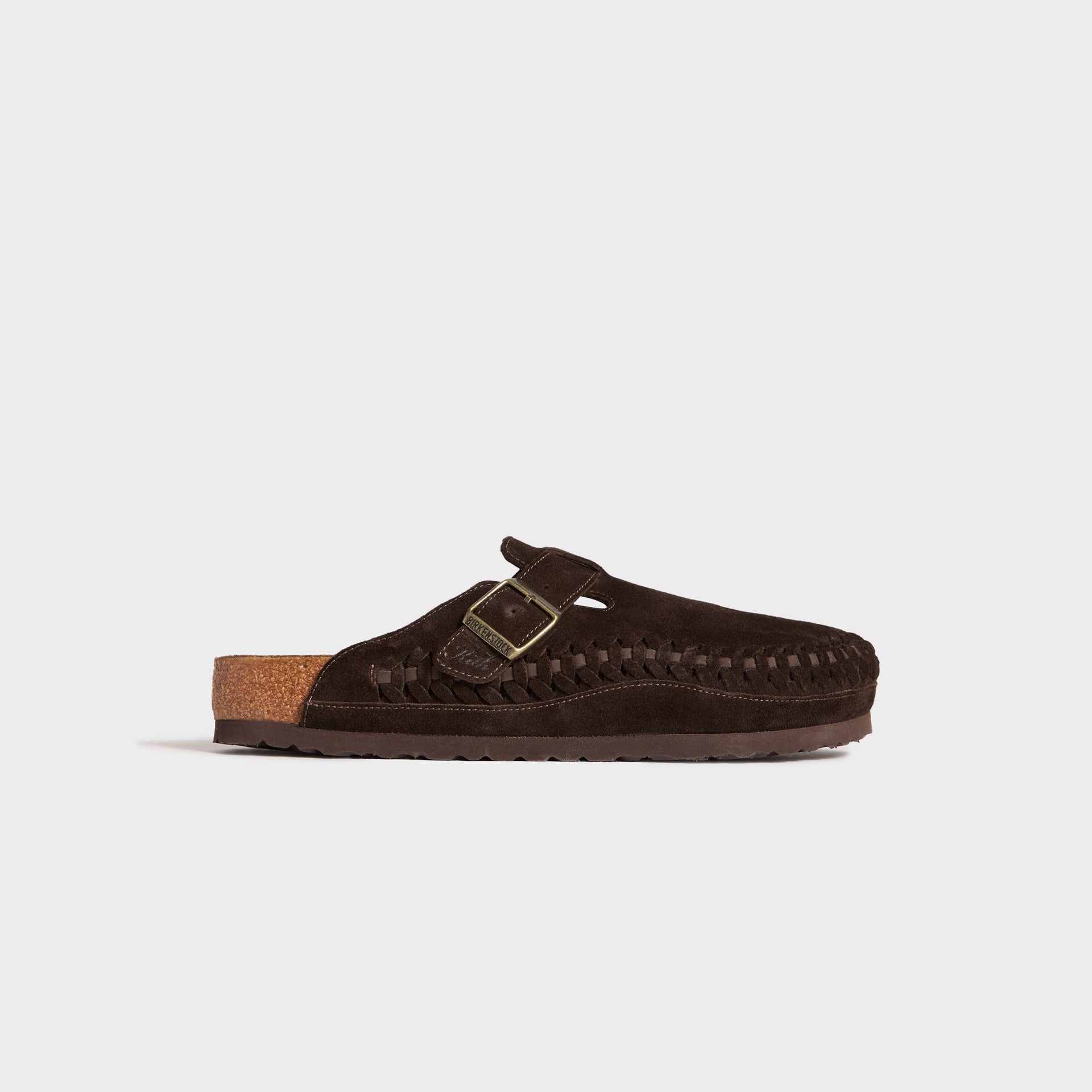 Kith for Birkenstock WMNS Suede Boston Braided - Mocca