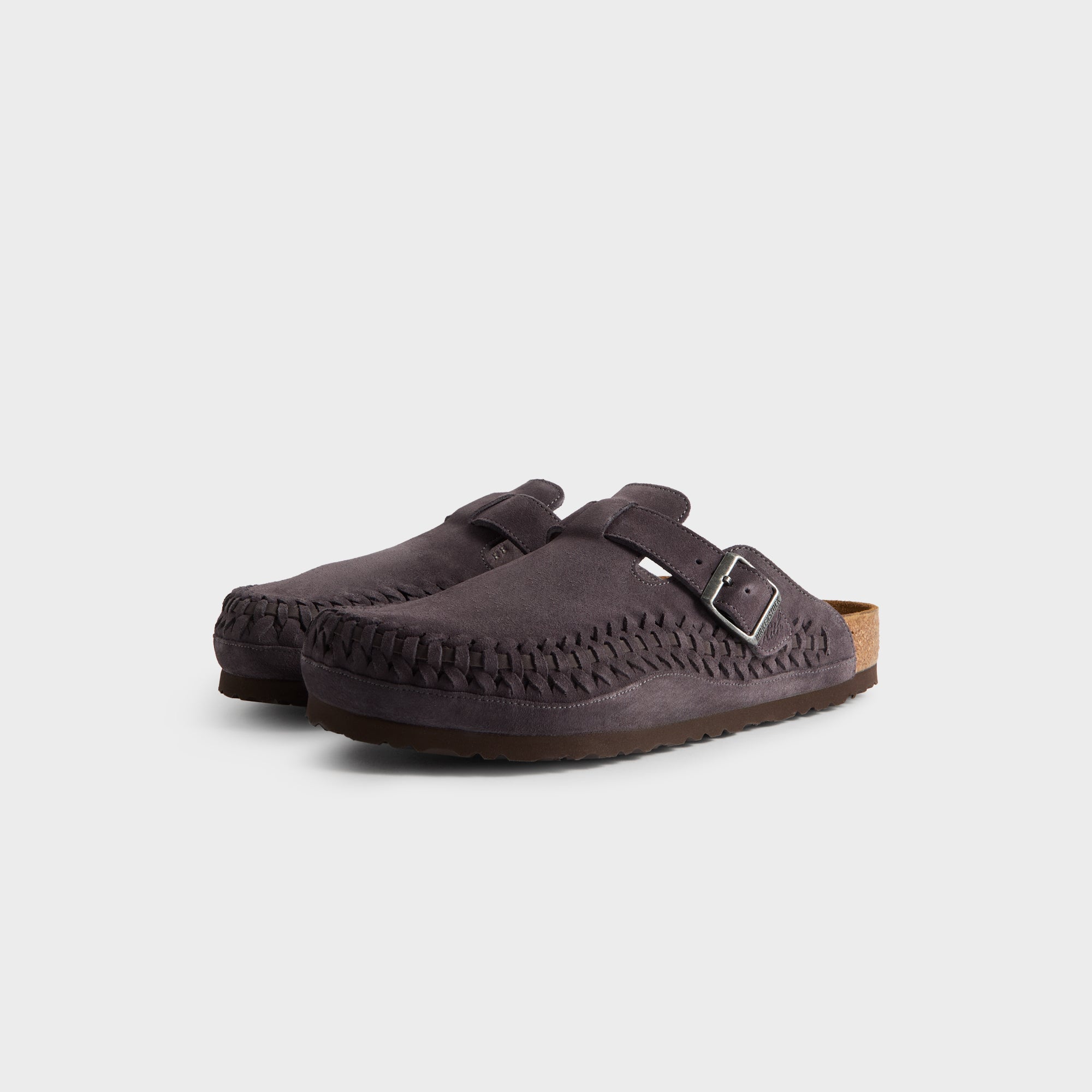 MADE-TO-ORDER | Kith for Birkenstock Boston Braided - Rabbit Grey