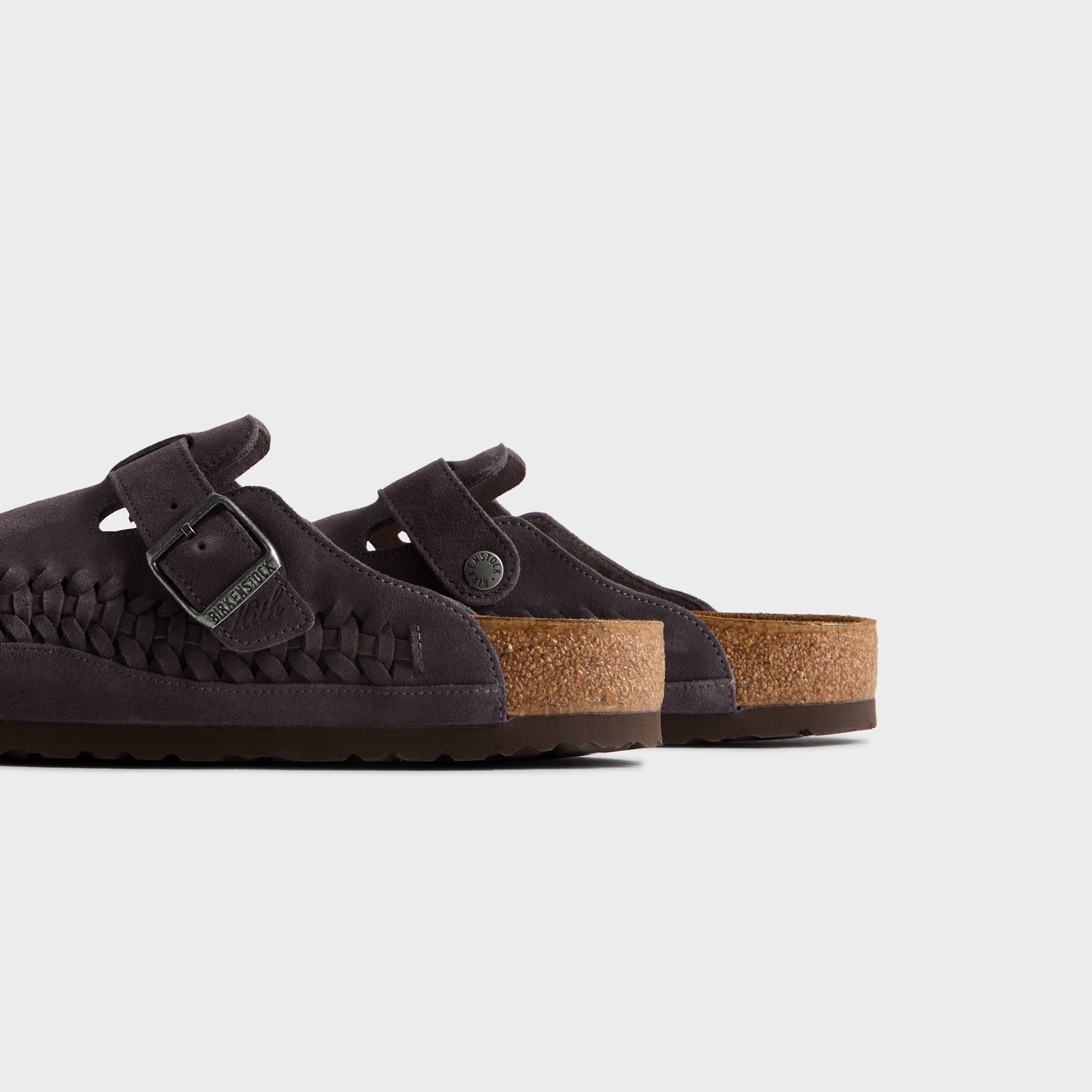 MADE-TO-ORDER | Kith for Birkenstock Boston Braided - Rabbit Grey