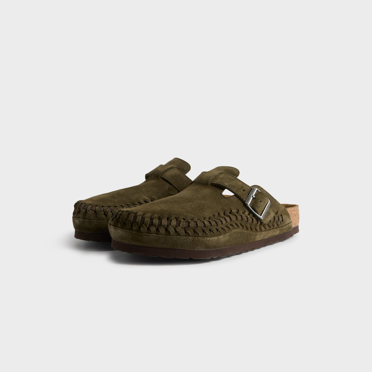MADE-TO-ORDER | Kith for Birkenstock Boston Braided - Thyme