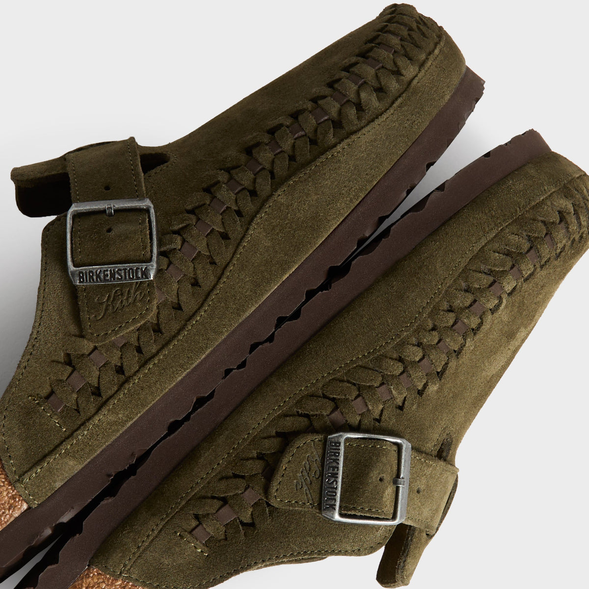 MADE-TO-ORDER | Kith for Birkenstock Boston Braided - Thyme