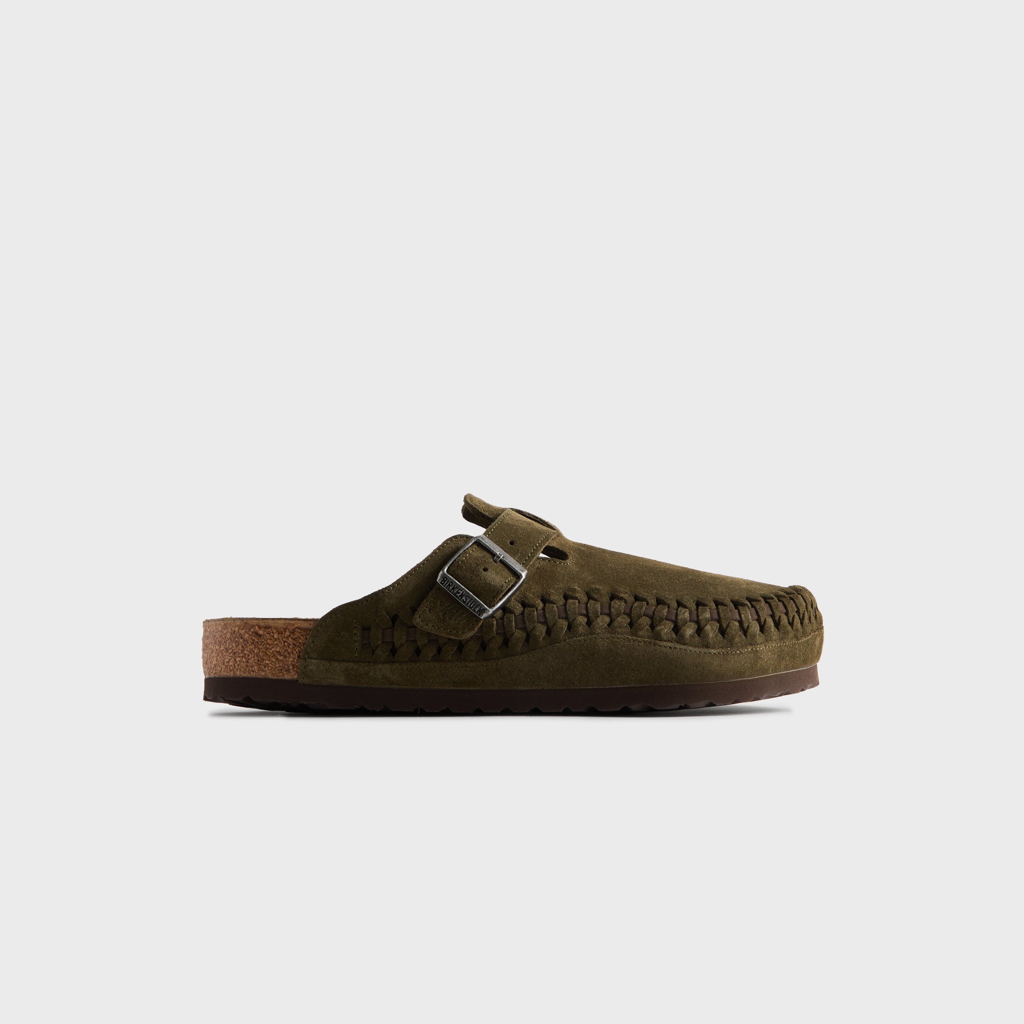 靴 Kithfor Birkenstock Suede Boston Braided MADE-TO-ORDER | Kith for Birkenstock Boston Braided - Thyme - PH
