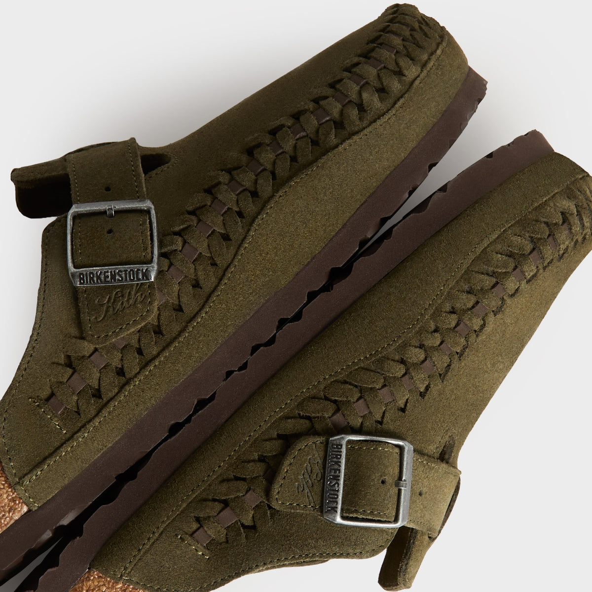 MADE-TO-ORDER | Kith for Birkenstock WMNS Boston Braided - Thyme