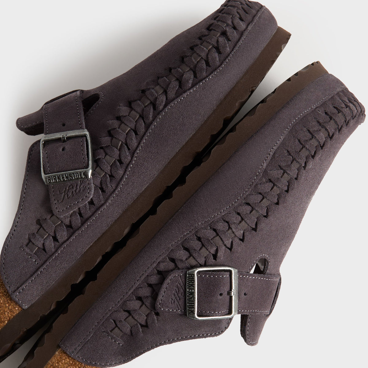 MADE-TO-ORDER | Kith for Birkenstock WMNS Boston Braided - Rabbit Grey
