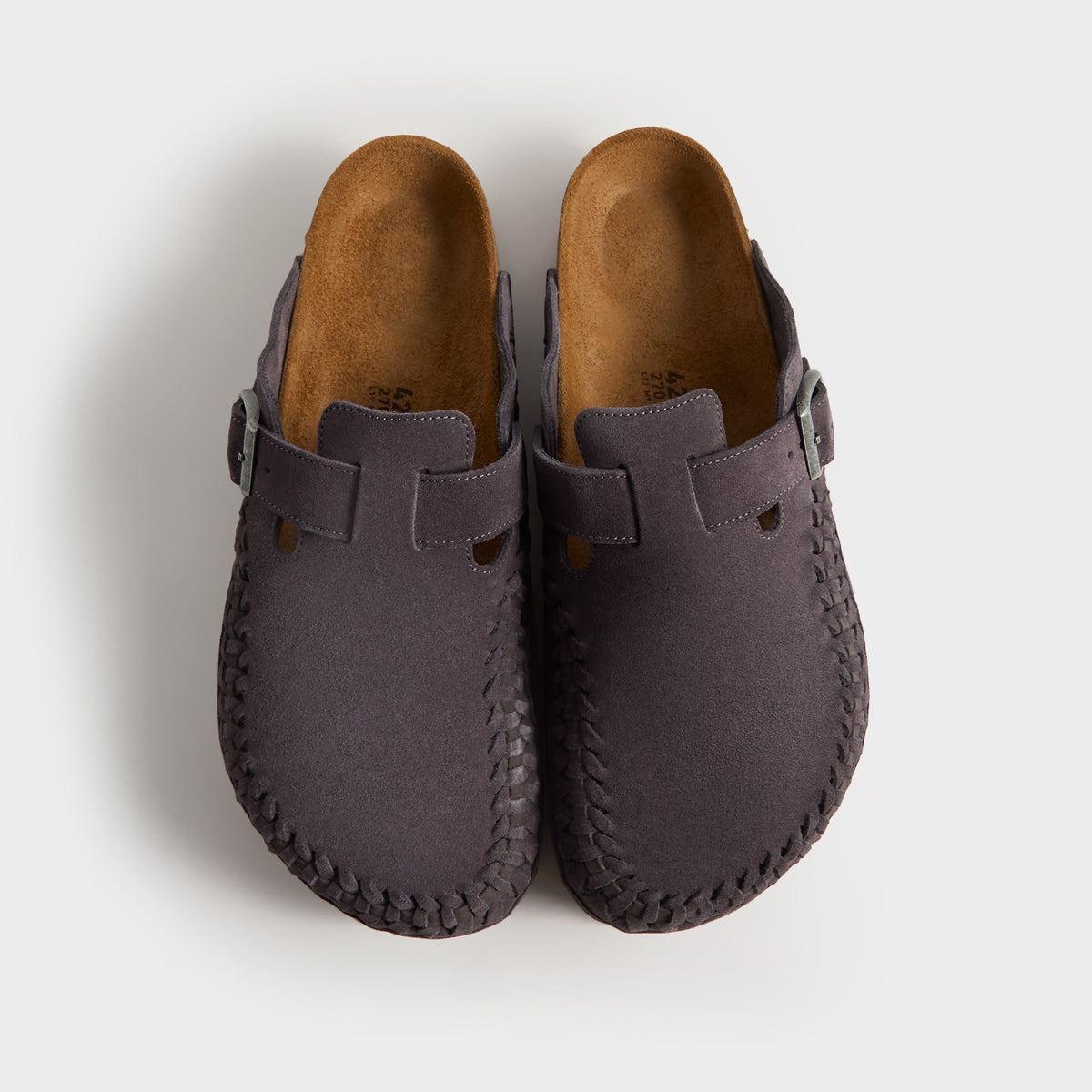 MADE-TO-ORDER | Kith for Birkenstock WMNS Boston Braided - Rabbit Grey