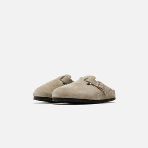 Birkenstock WMNS Boston Soft Footbed Suede - Taupe