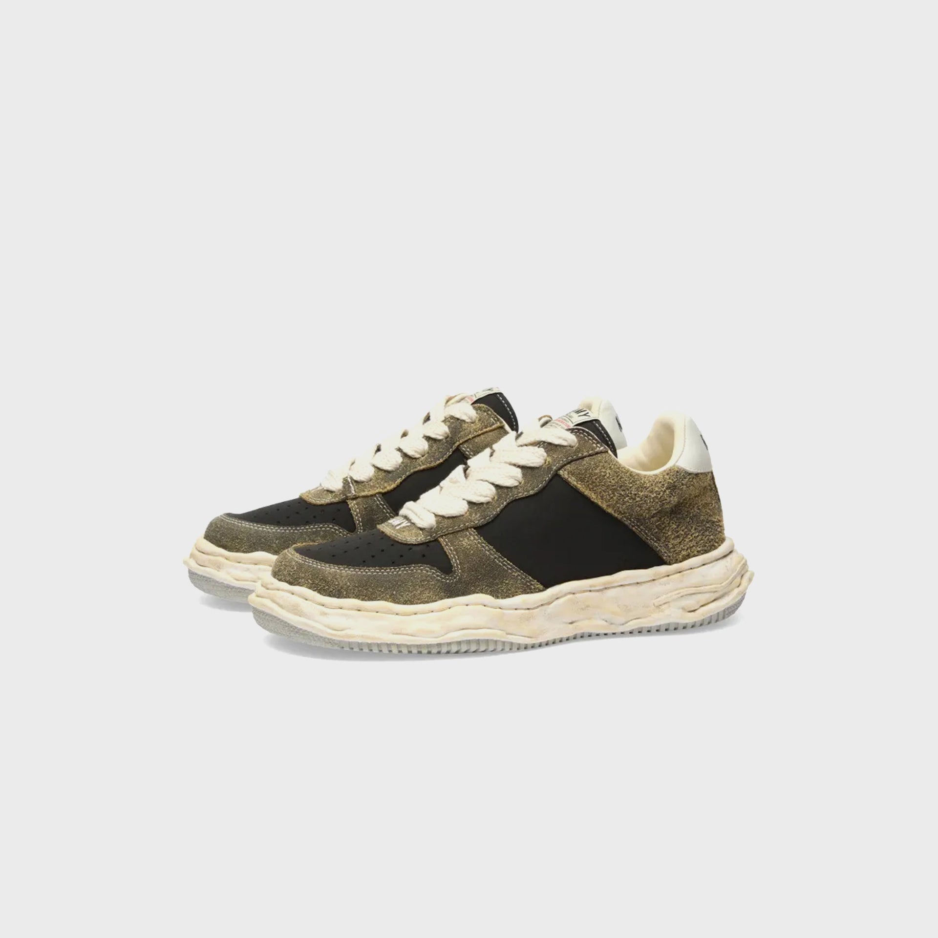 Mihara Yasuhiro Larry Original Sole Leather Low Top Sneaker - Black / Wayne