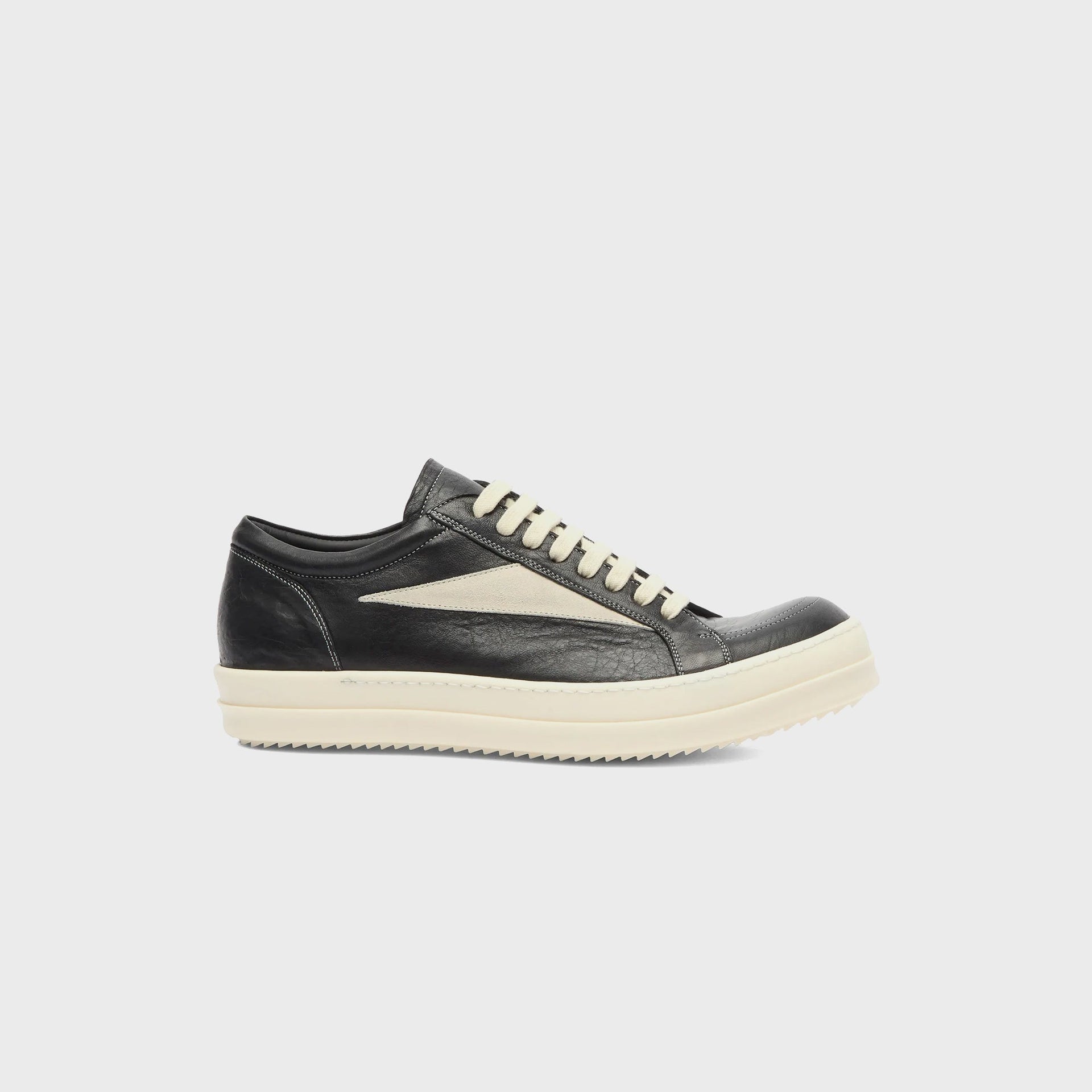 Rick Owens Concordians Vintage Sneaks - Pelle Black / Milk