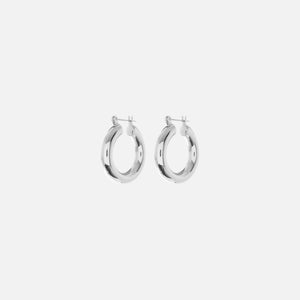 Luv AJ Baby Amalfi Hoop Earrings - Silver