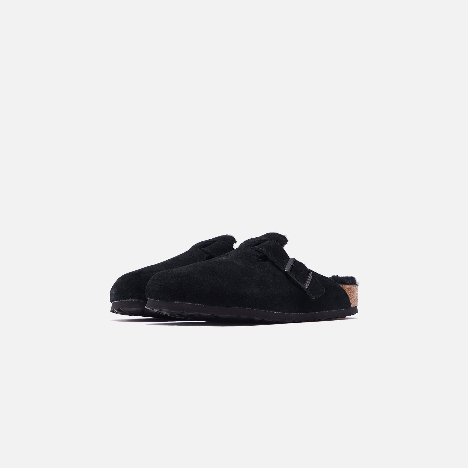 Birkenstock WMNS Boston Shearling - Black
