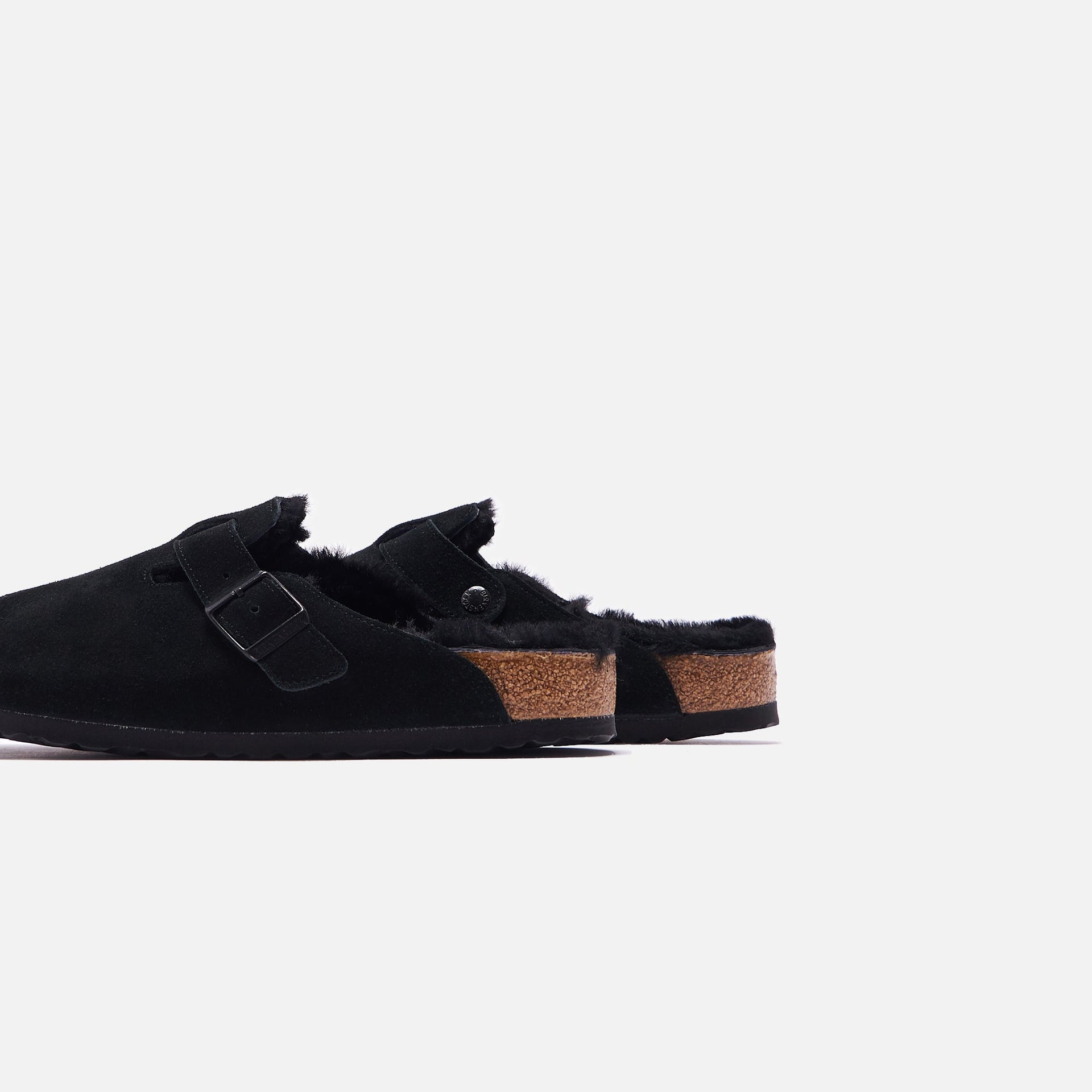 Birkenstock WMNS Boston Shearling - Black