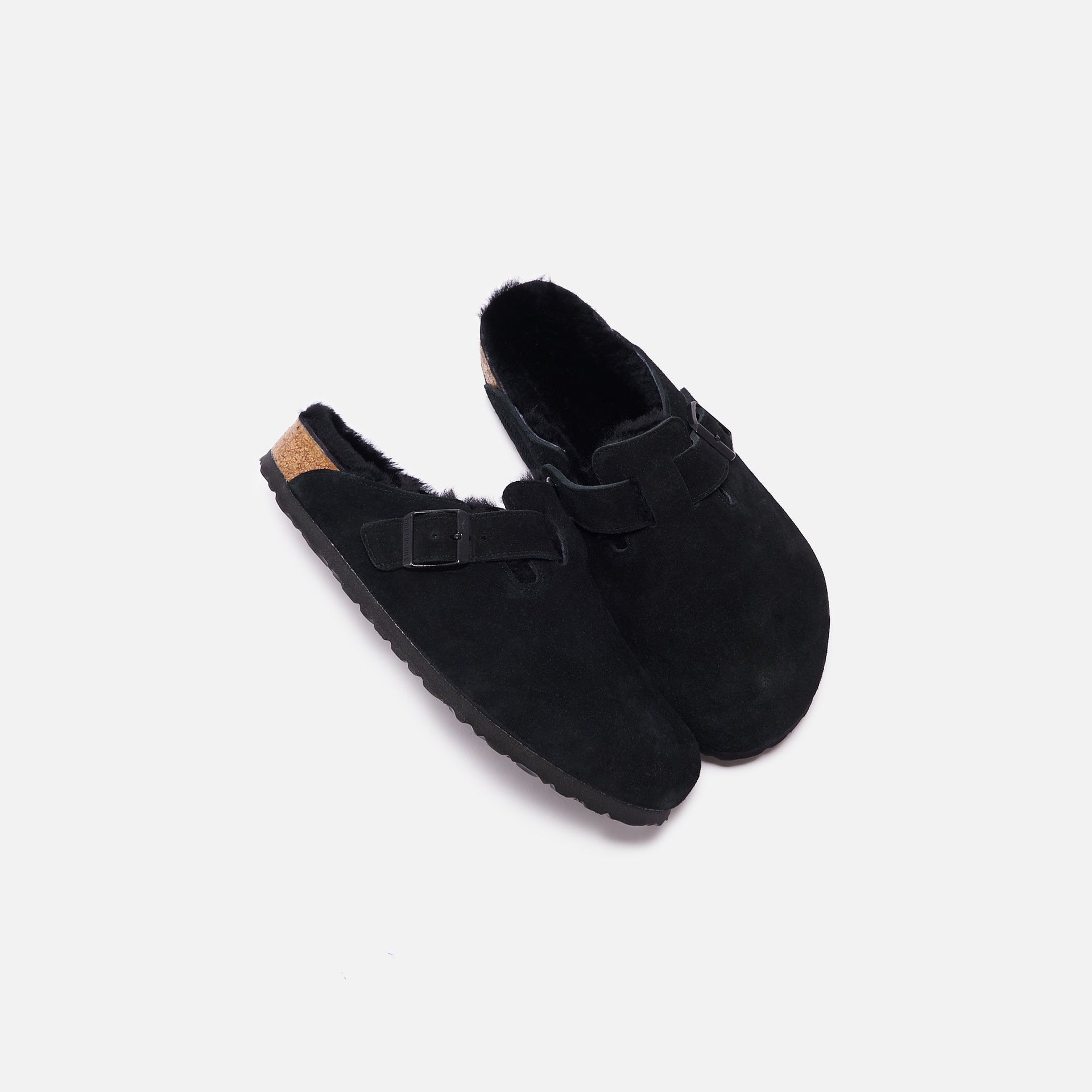 Birkenstock WMNS Boston Shearling - Black