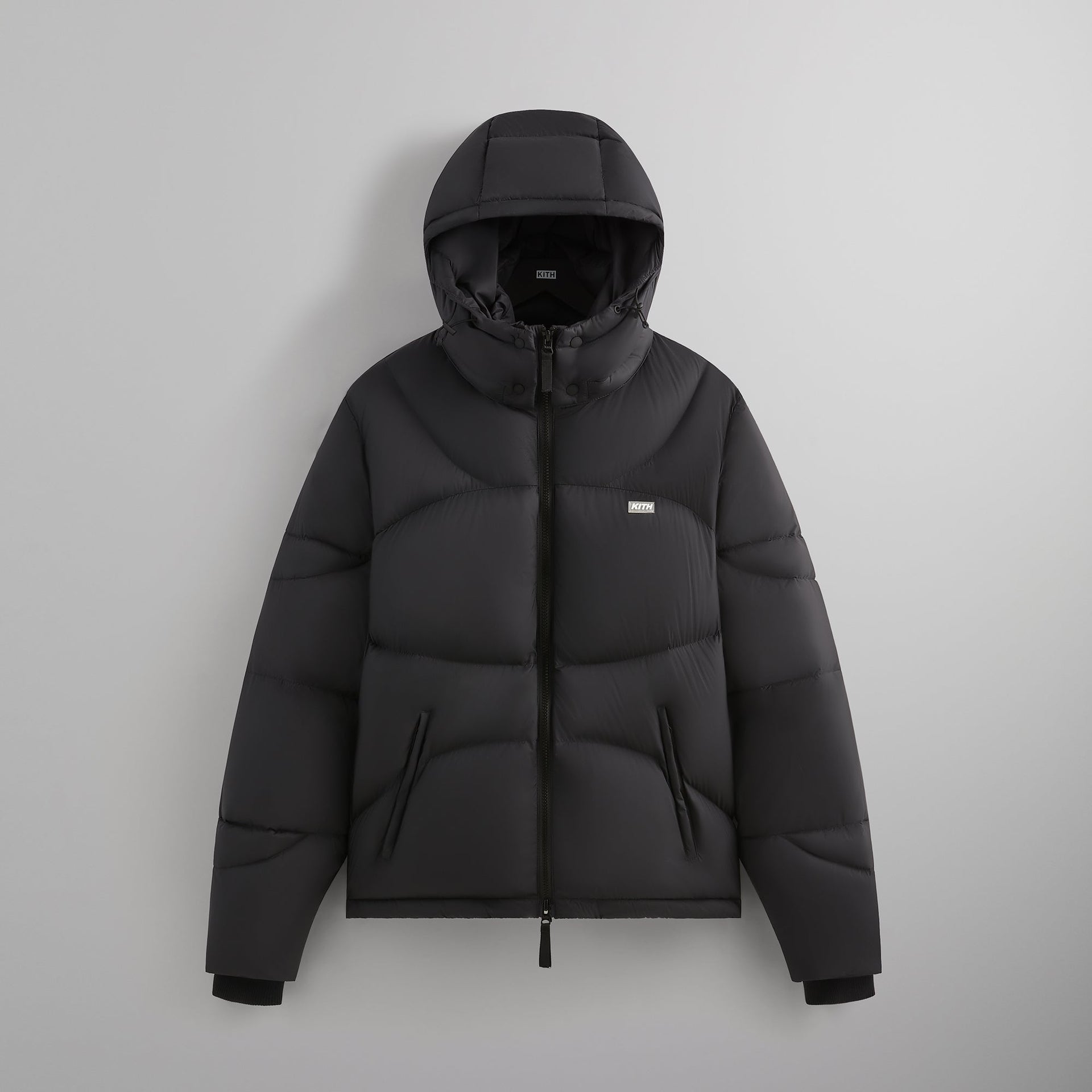 Kith Matte Stretch Taffeta Corey Puffer - Black