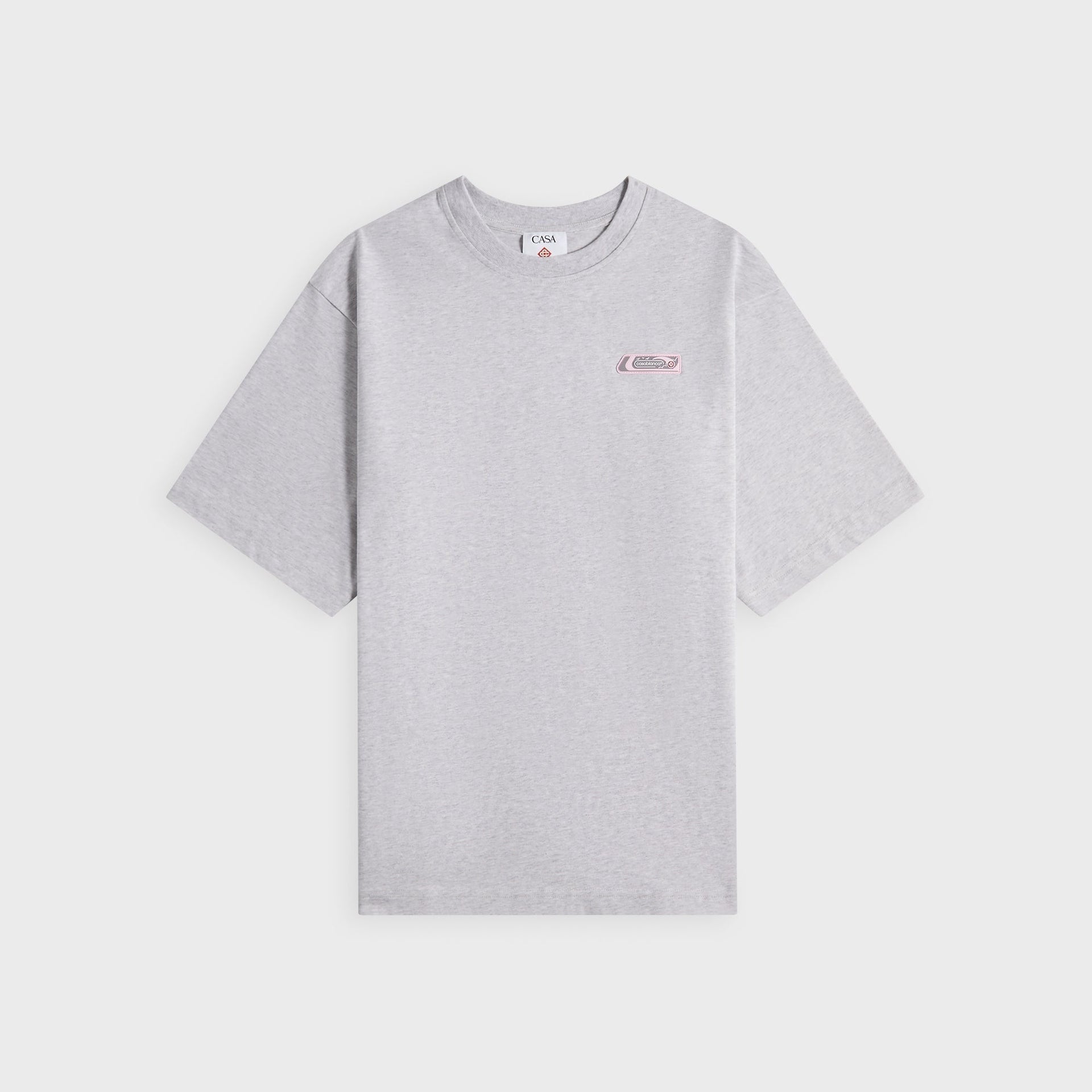 Casablanca Oversized Tee - Grey Marle