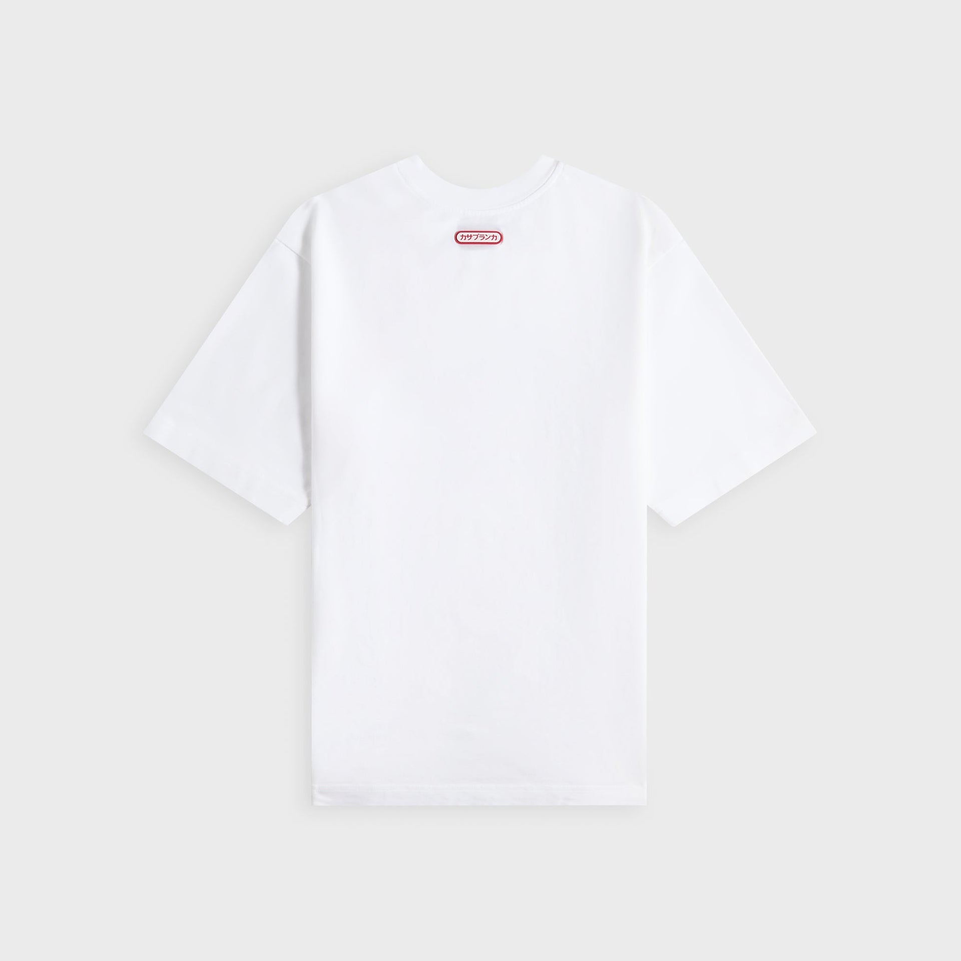 Casablanca Logo Patch Oversized Tee - White