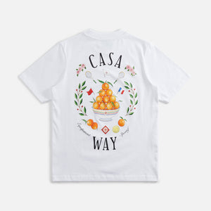Casablanca Casa Way Printed Tee - White