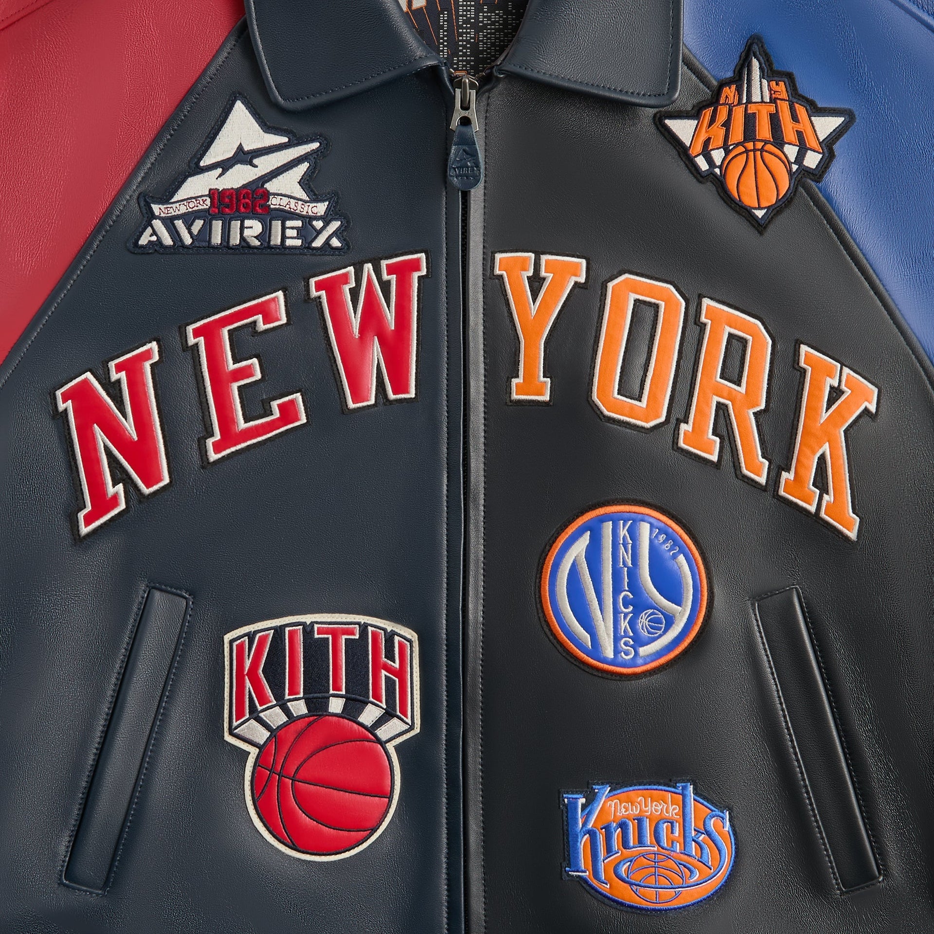 Kith & AVIREX for the New York Knicks Madison Square Garden Icon Jacket - Multi - PH