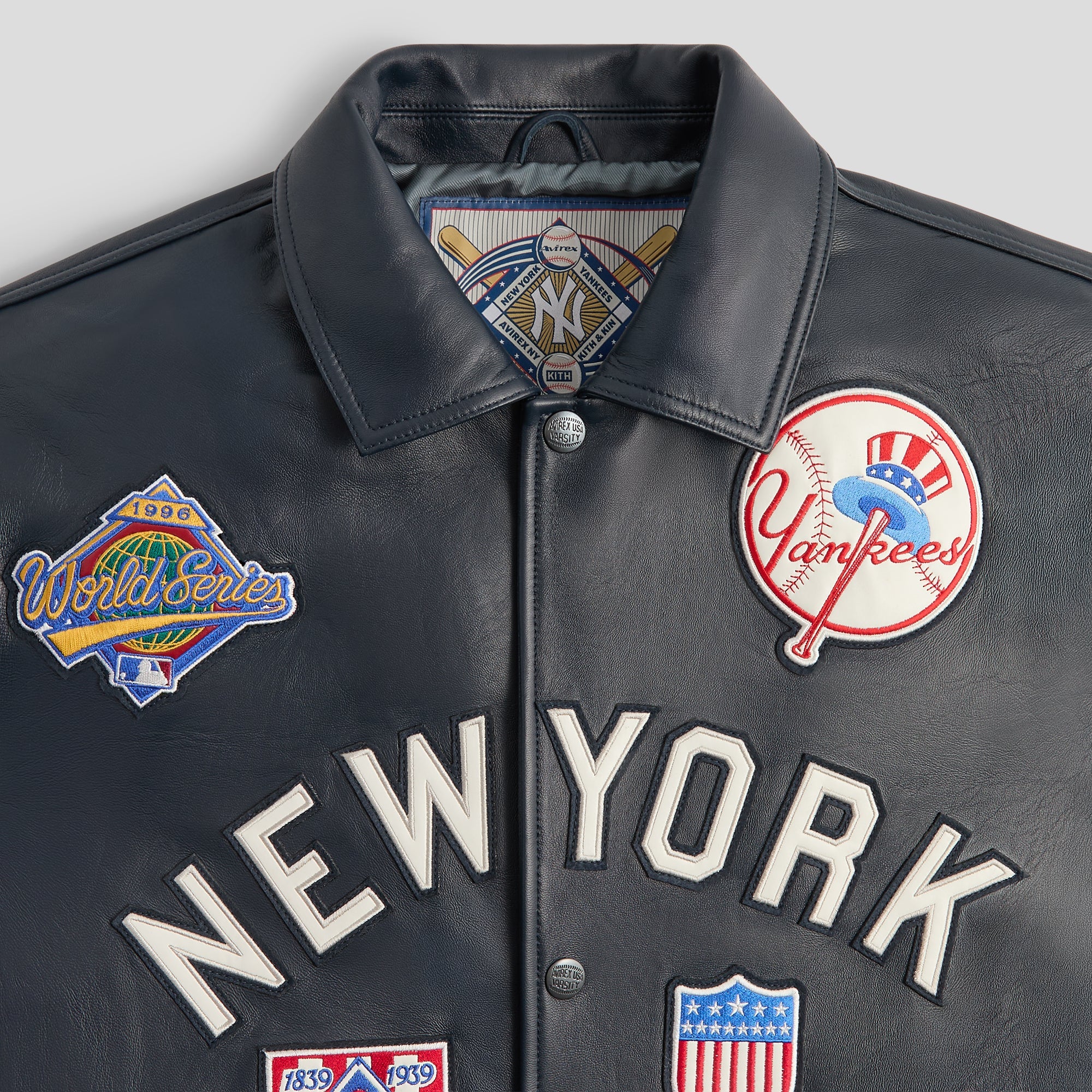 Kith & AVIREX for the New York Yankees Leather Jacket - Nocturnal