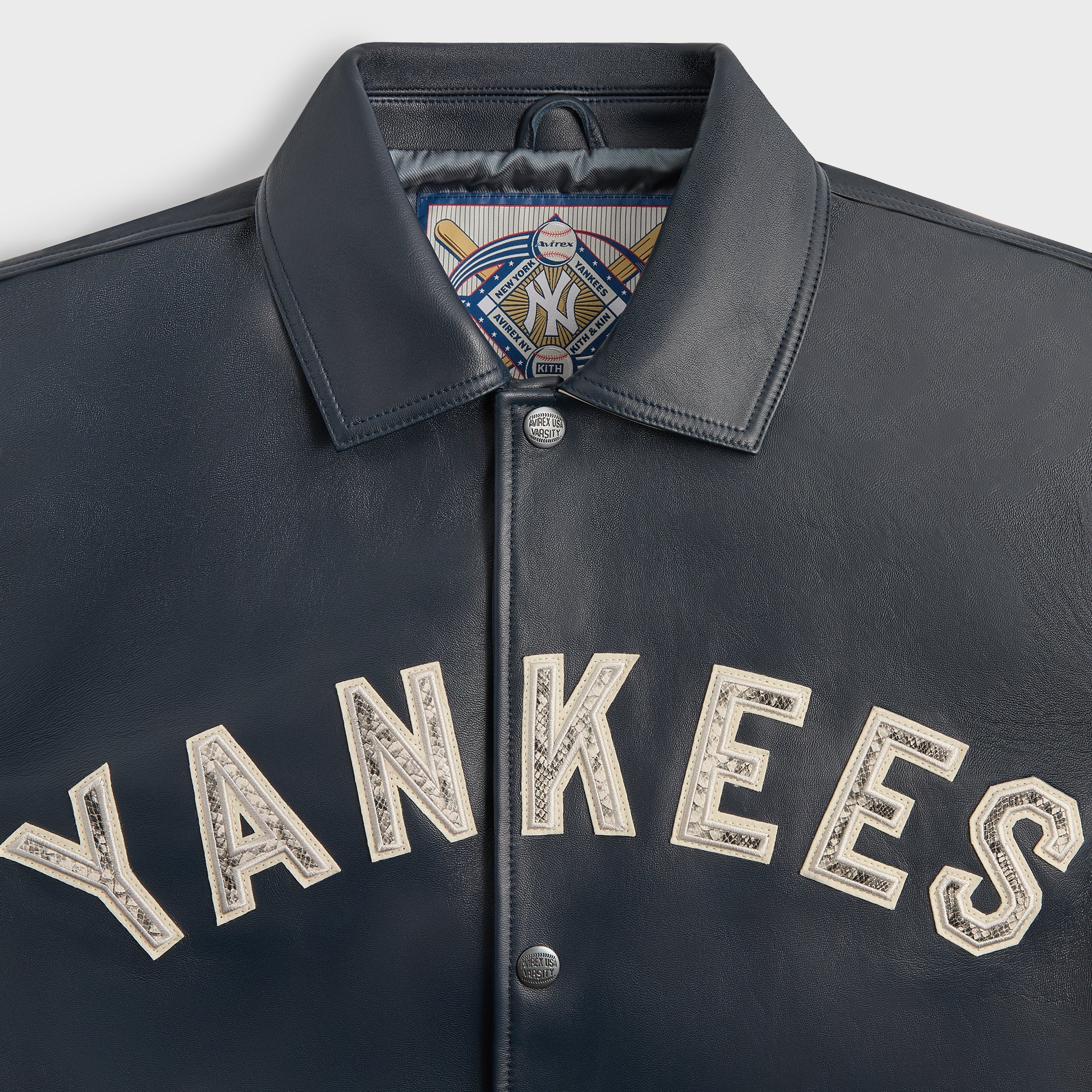 Kith & AVIREX for the New York Yankees Leather Jacket - Nocturnal