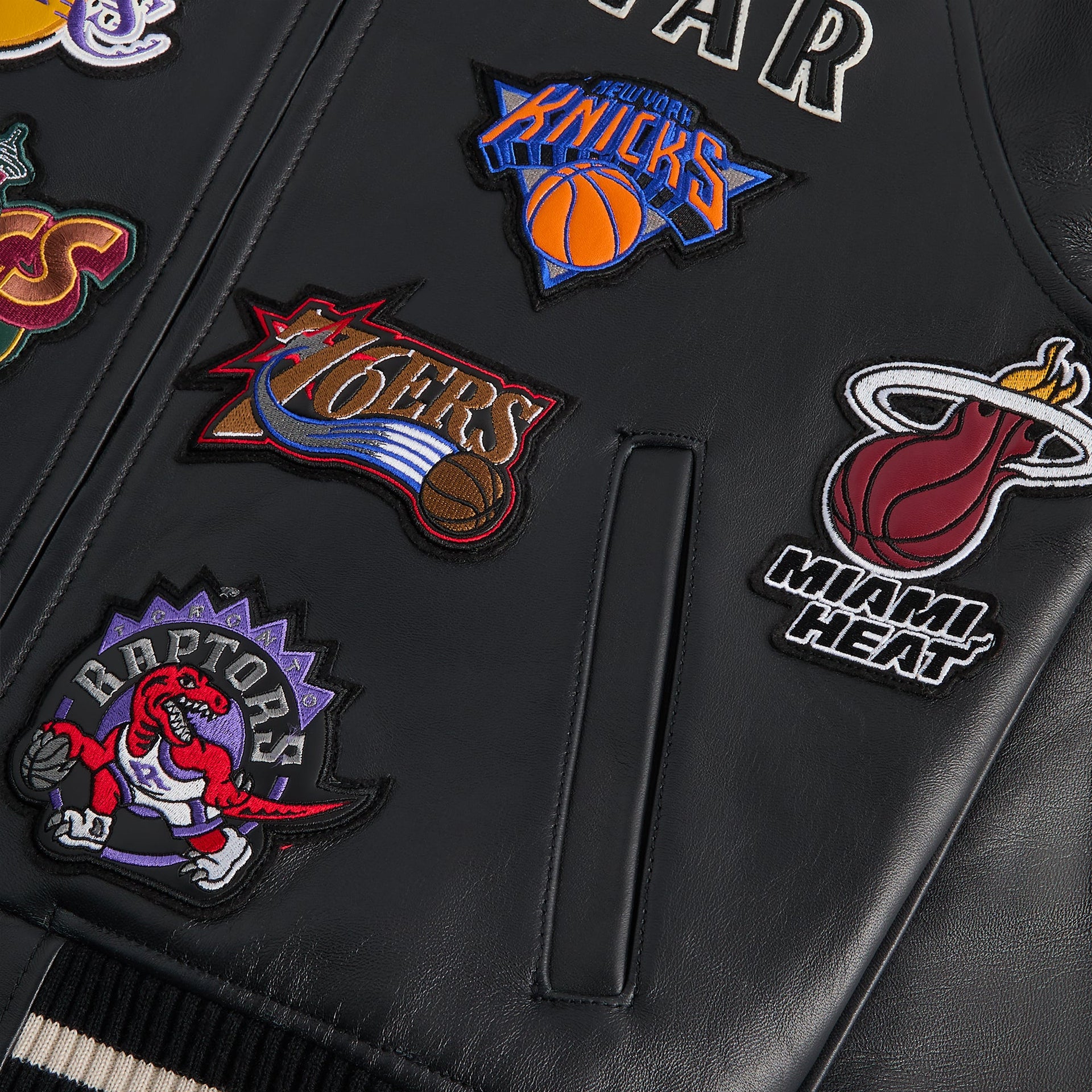 Kith & AVIREX for NBA All-Star Bomber Jacket - Black / Multi