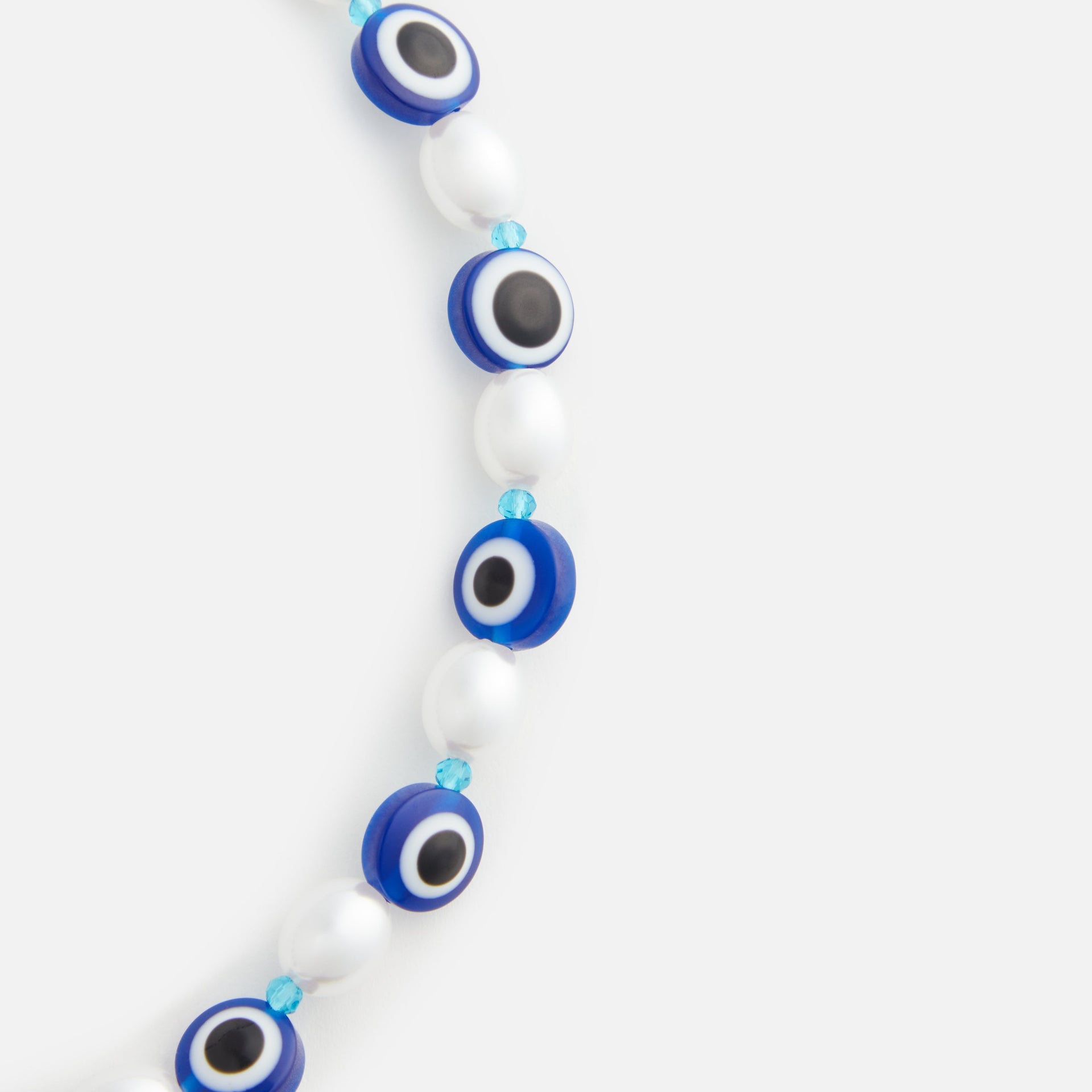 Crystal Haze Evil Eye Phone Bracelet - Azure