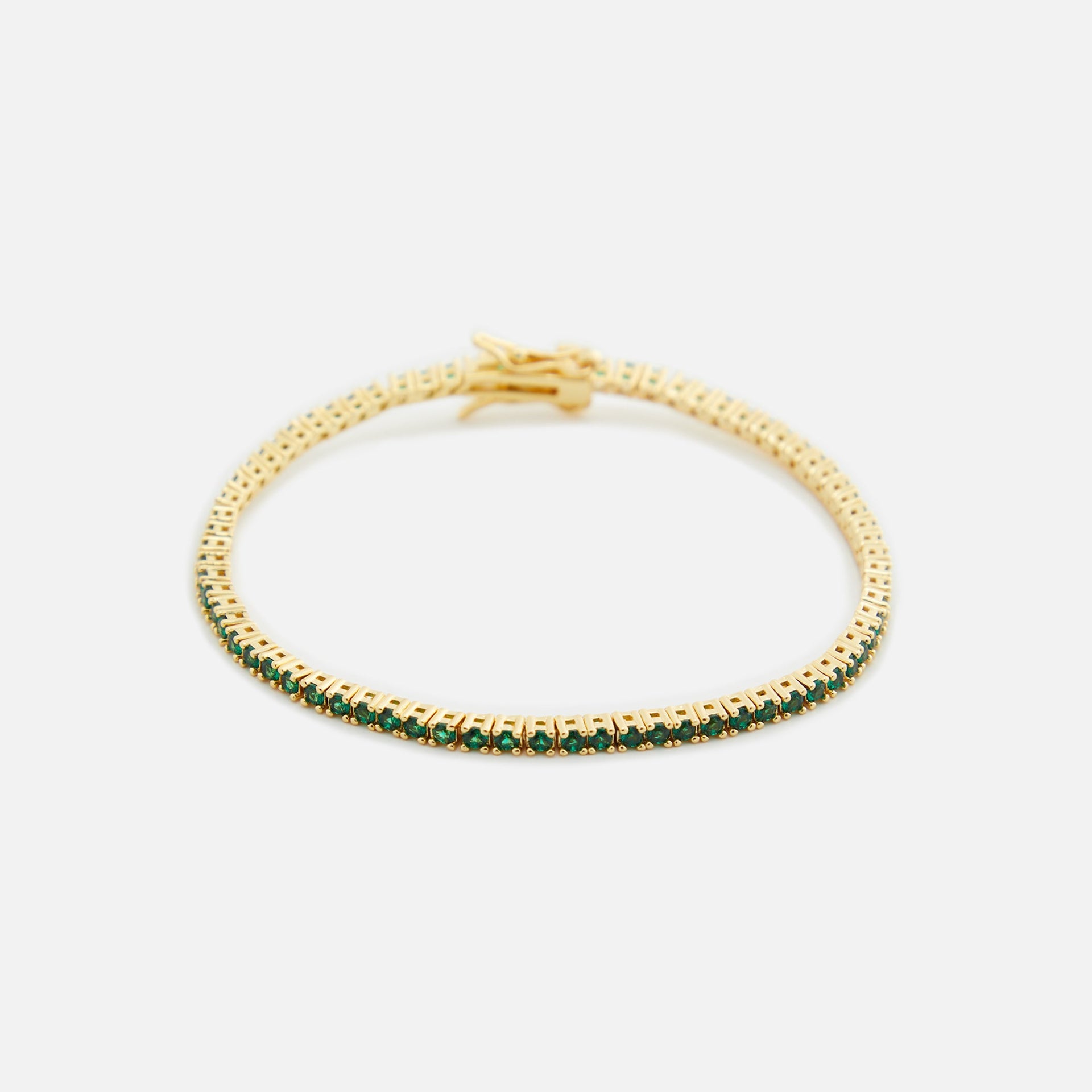 Crystal Haze Mini Serena Bracelet - Green