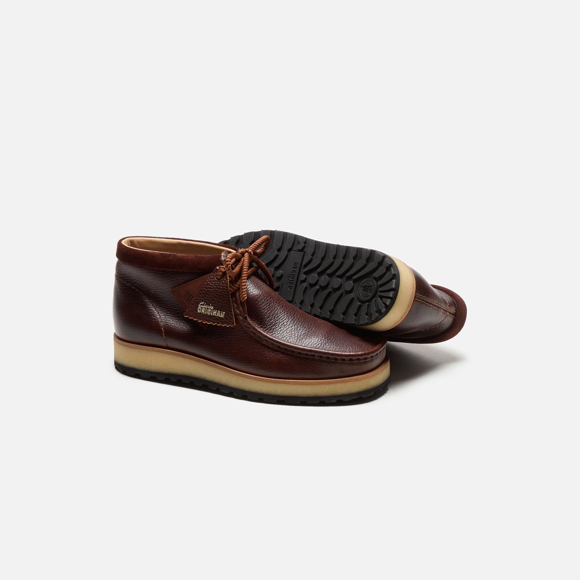 Clarks Wallabee Scout - Dark Tan Leather – Kith Canada
