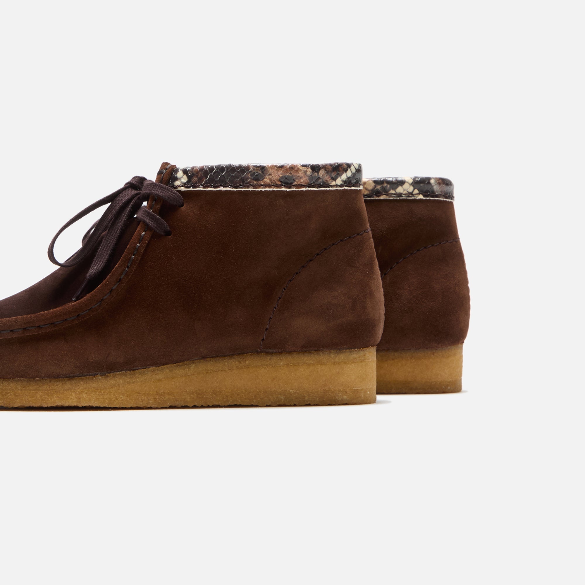 Clarks Wallabee Boot - Brown Snake Combi – Kith Canada