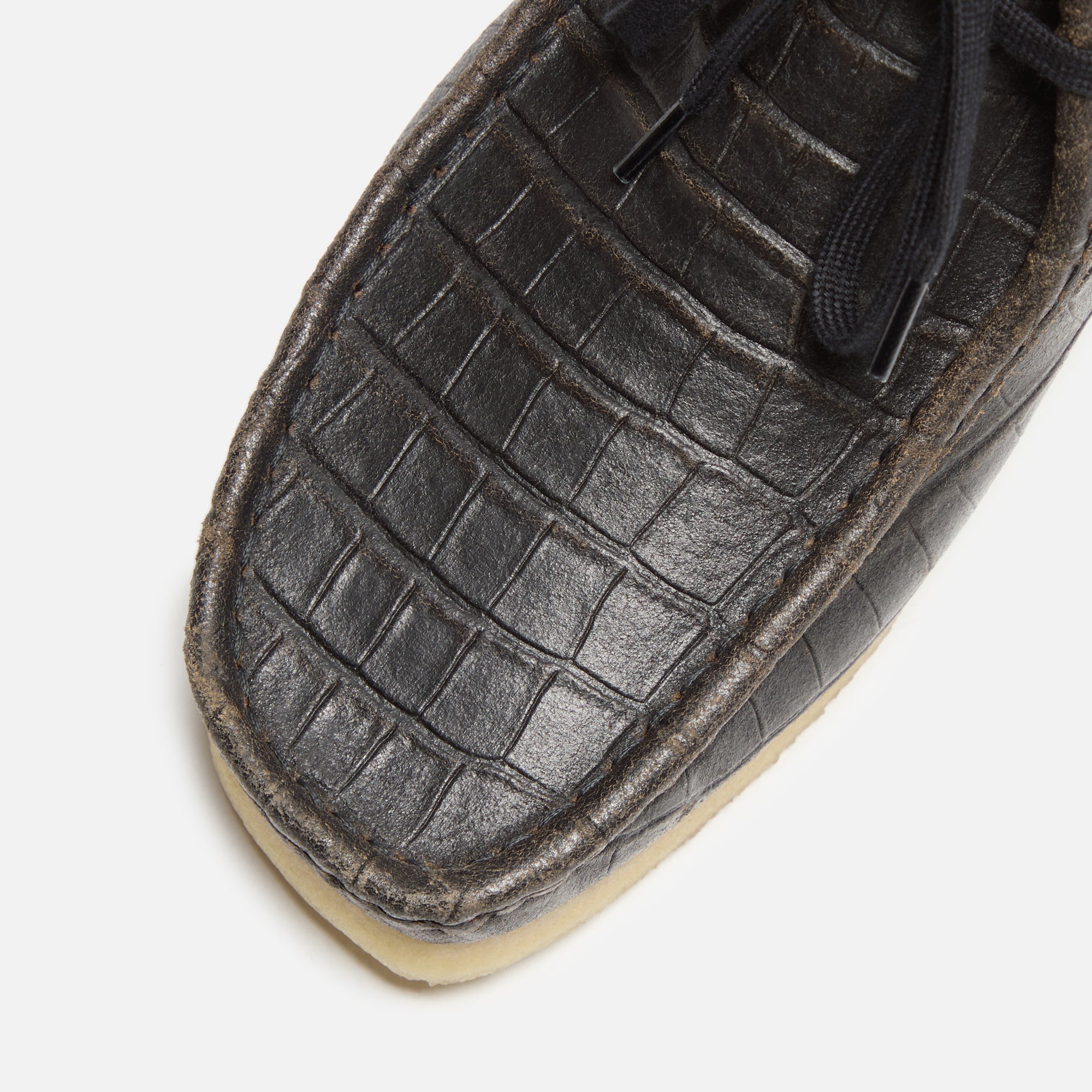 Clarks Womens Originals Icon Wallabee Boot Zebra Print