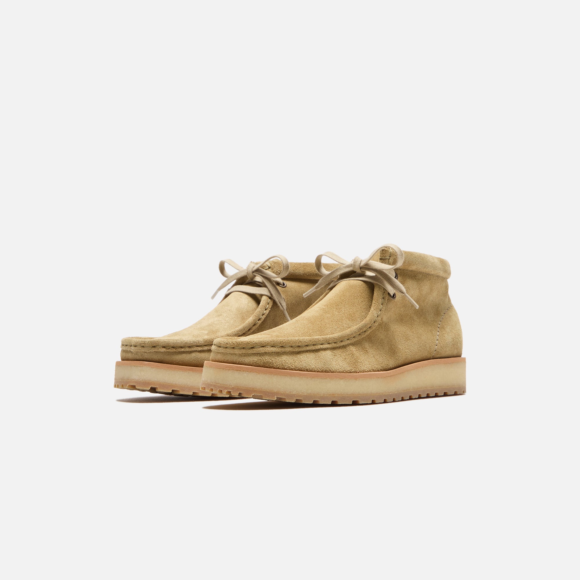 Clarks Wallabee Scout - Dark Sand Suede – Kith Canada