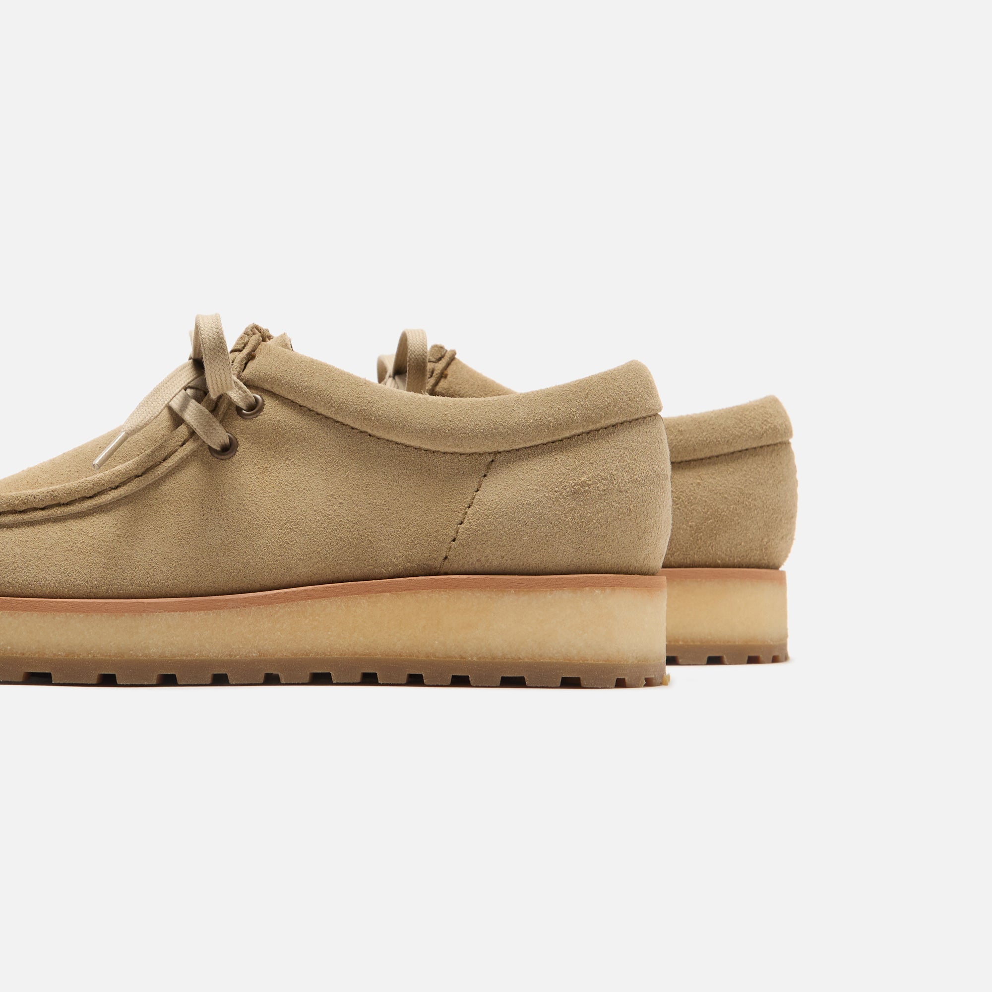 Clarks Wallabee Scout Suede - Dark Sand – Kith Canada