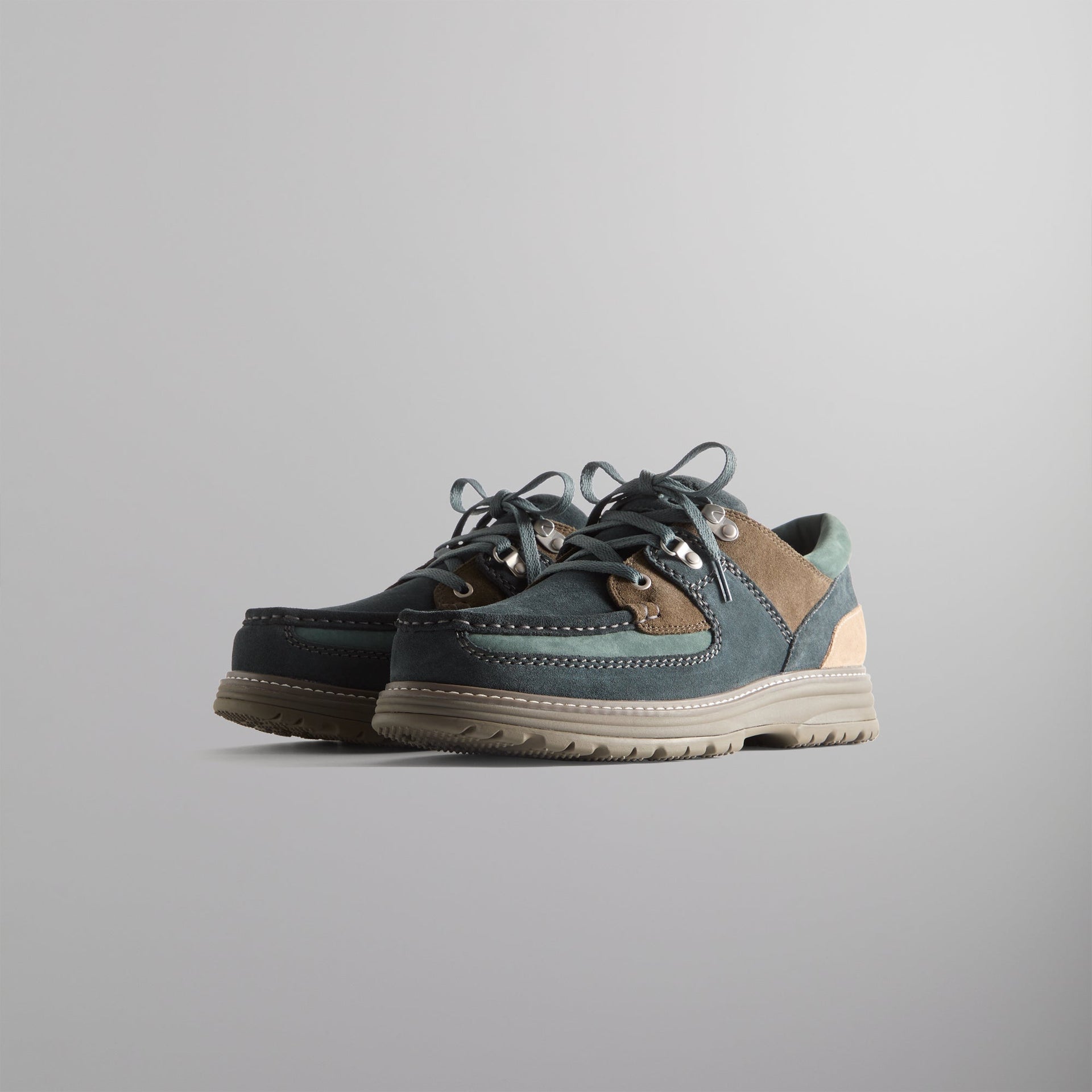 8th St by Ronnie Fieg for Clarks Originals Sunderland - Dark Teal Combi