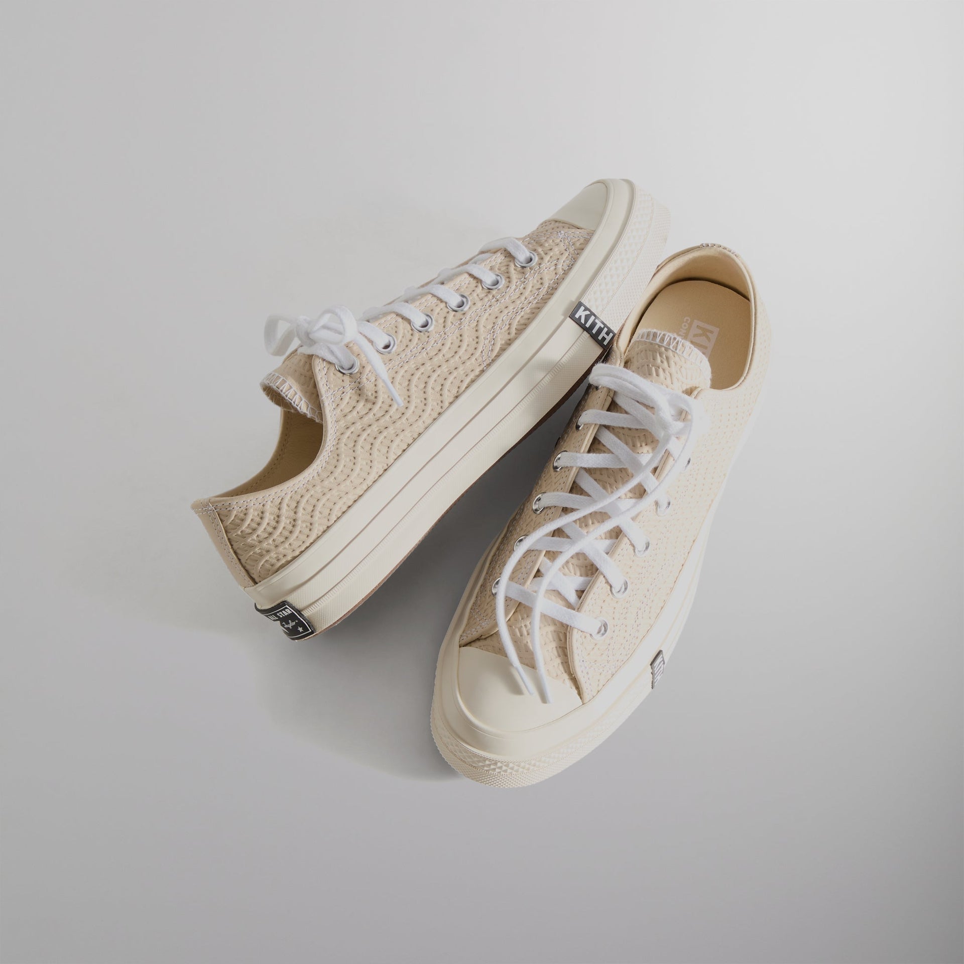 Kith for Converse Chuck Taylor All Star 1970 Ox - Egret / White / Black Wave